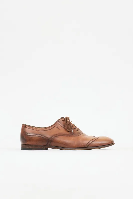 Leather Wingtip Oxford sold by VSP Consignment