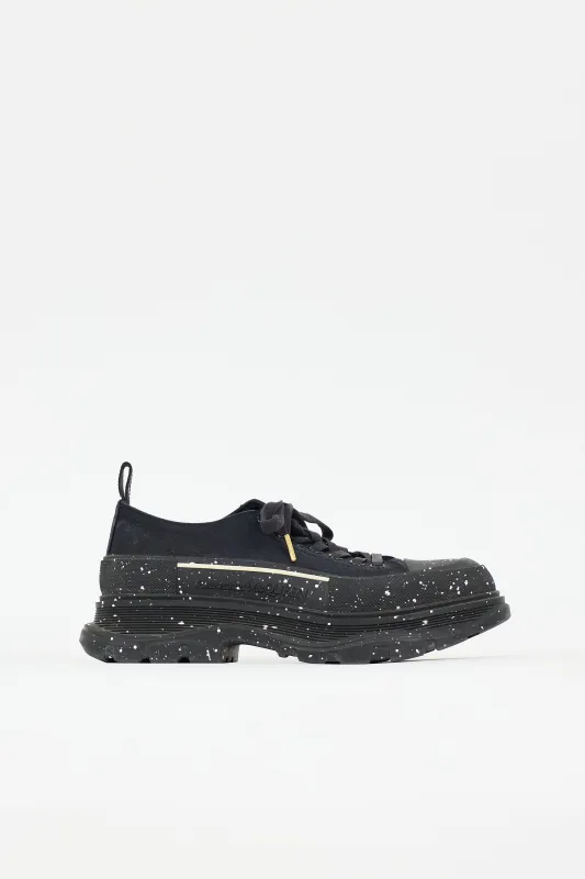 Canvas Speckled Tread Slick Sneaker sold by VSP Consignment