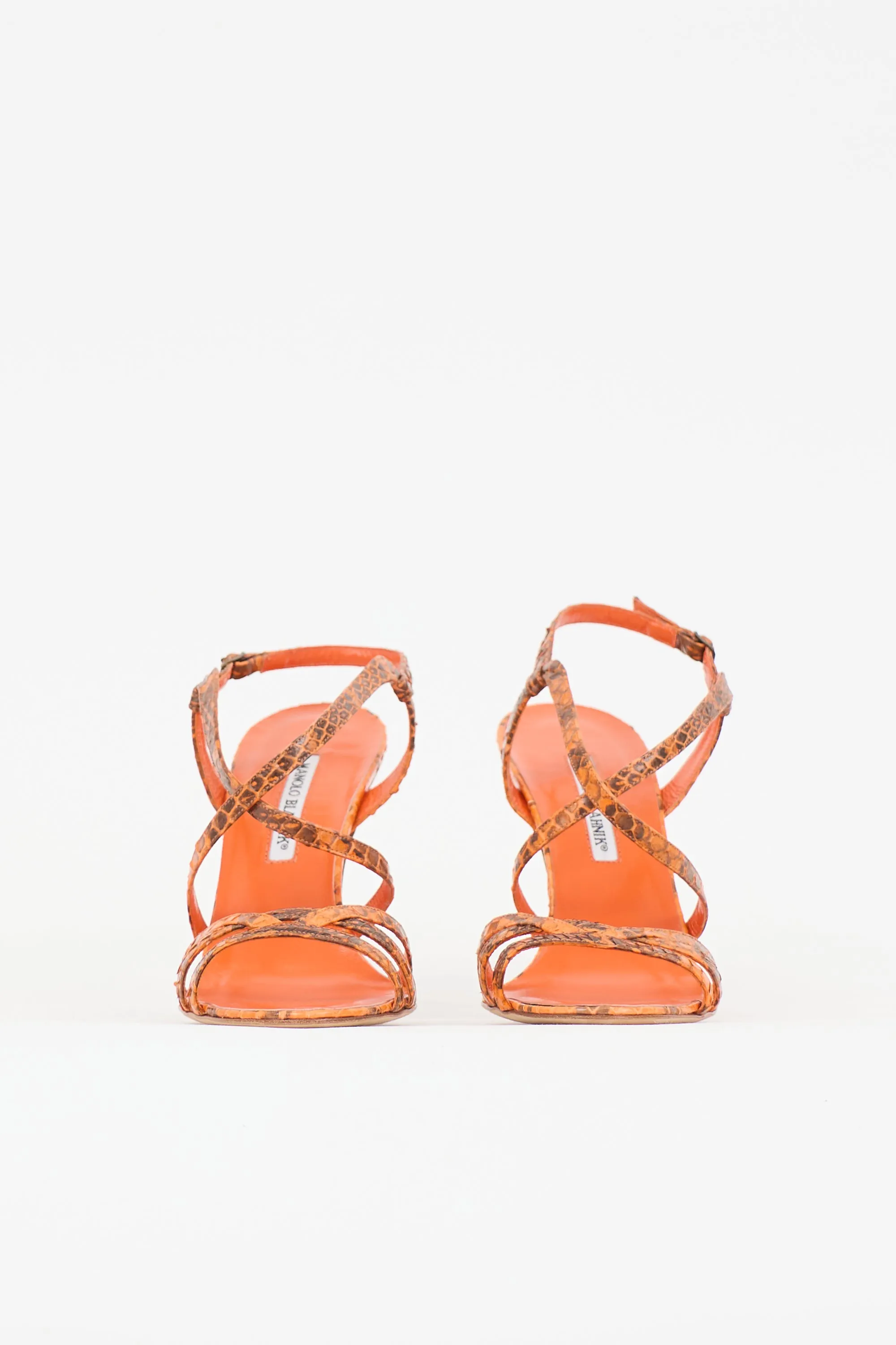 Exotic Leather Strappy Sandal sold by VSP Consignment product image thumbnail 3