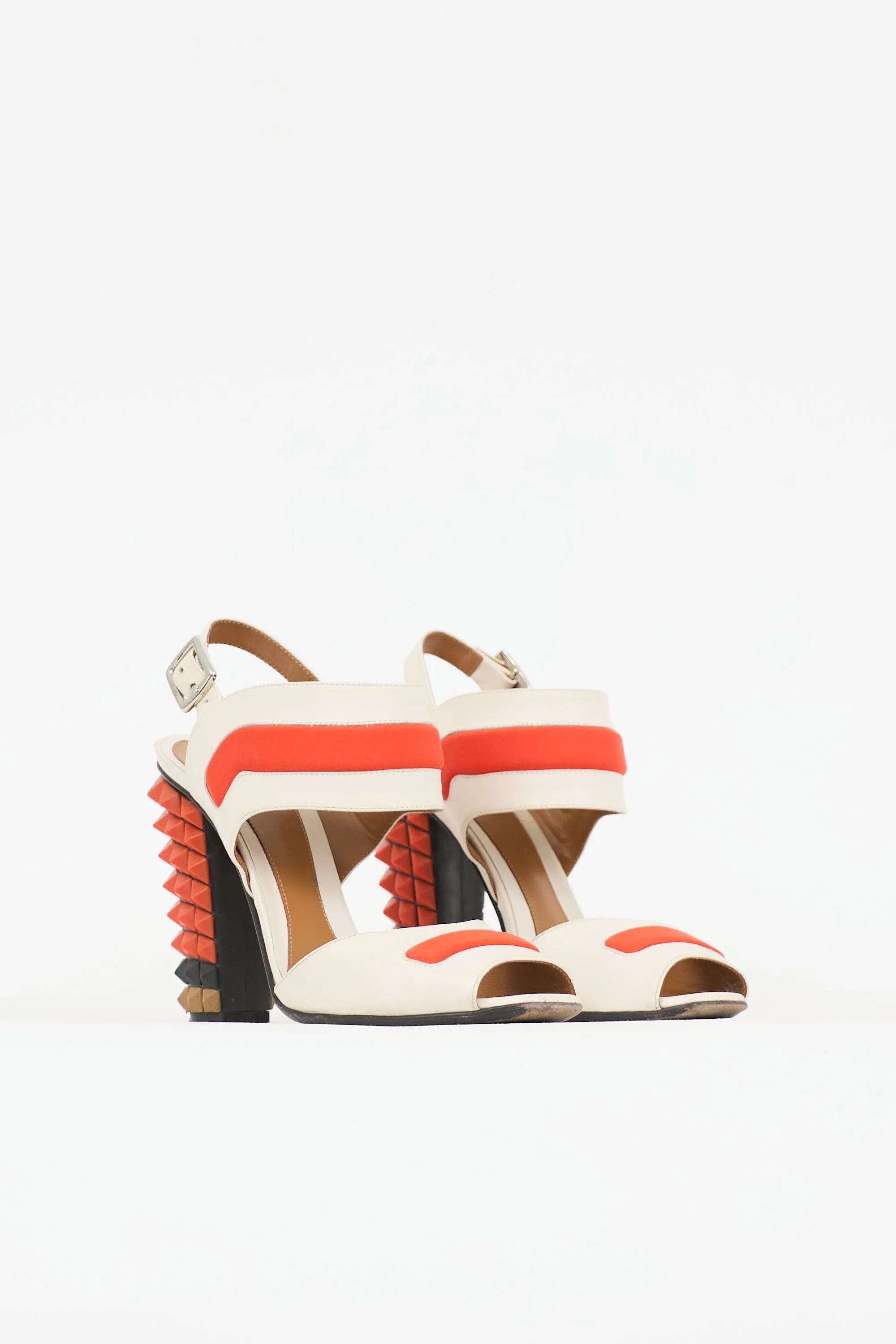 Leather Studded Polifonia Sandal sold by VSP Consignment product image thumbnail 2