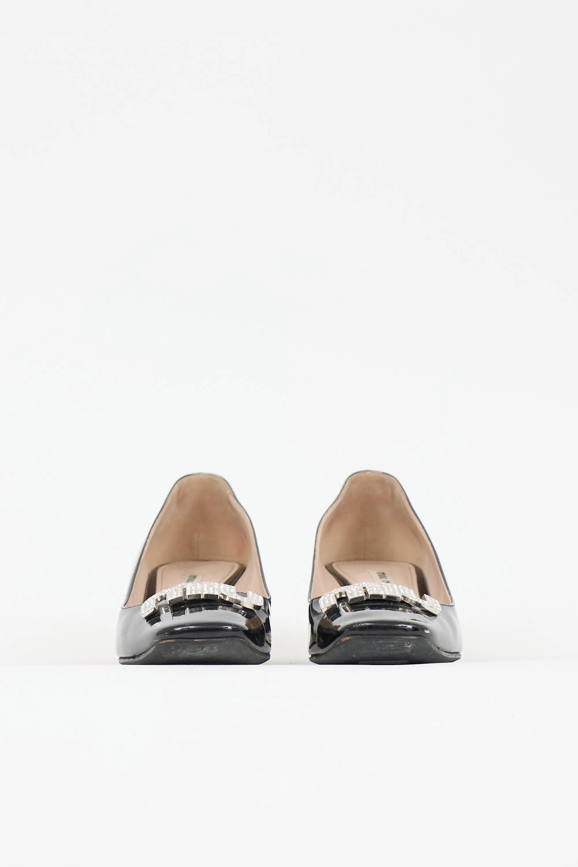 Patent Crystal Logo Pump sold by VSP Consignment product image thumbnail 3