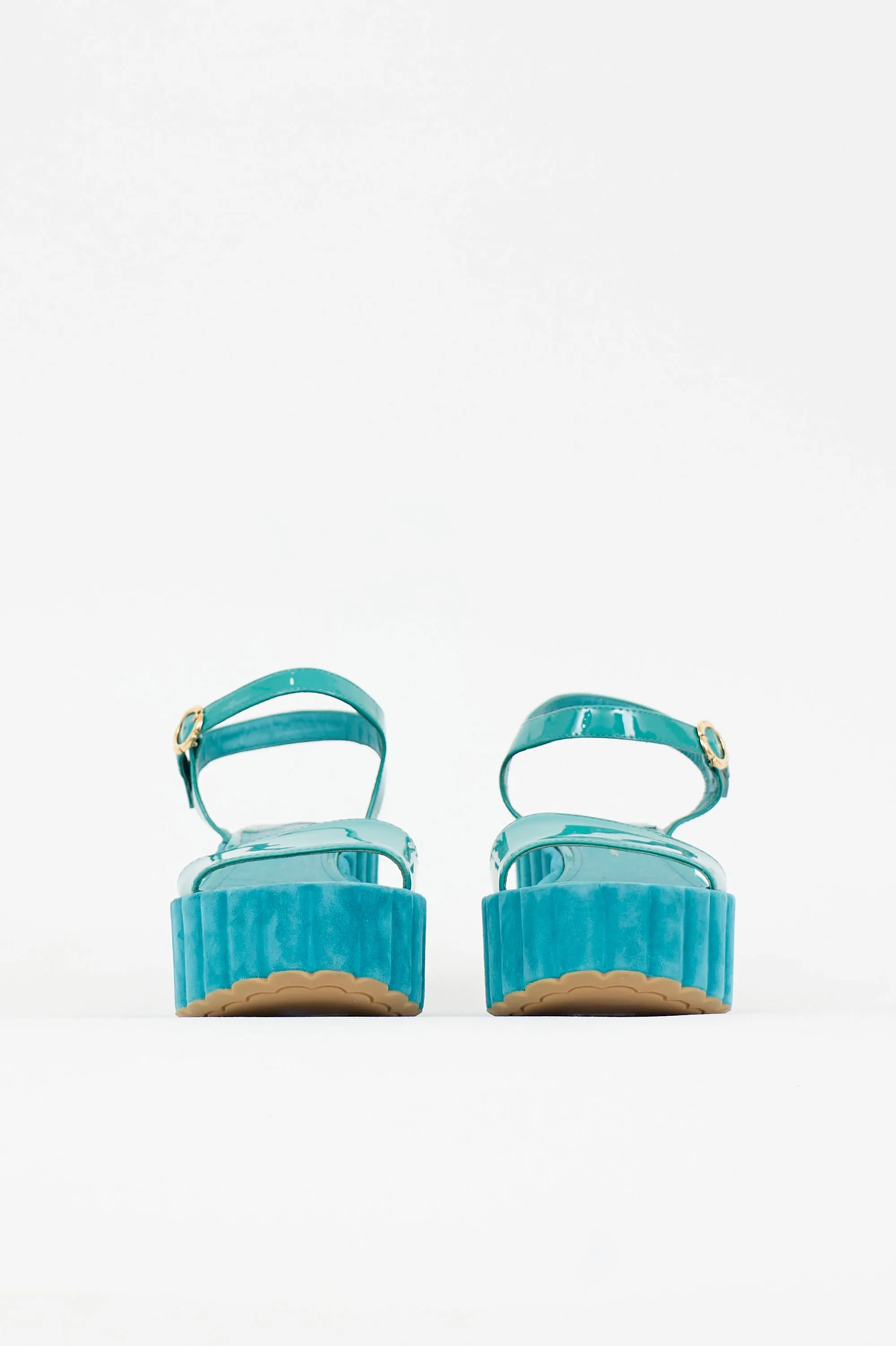 Patent & Suede Tropea Sandal sold by VSP Consignment product image thumbnail 3