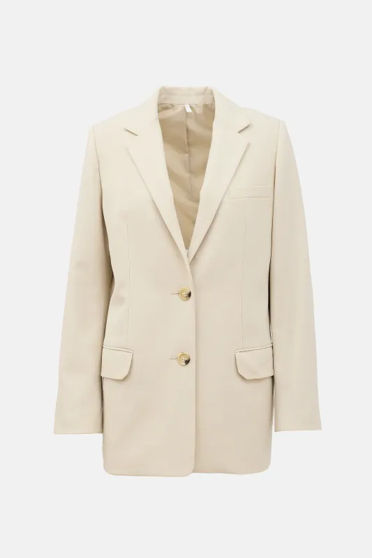 Logo Band & Button Blazer made by VSP Consignment