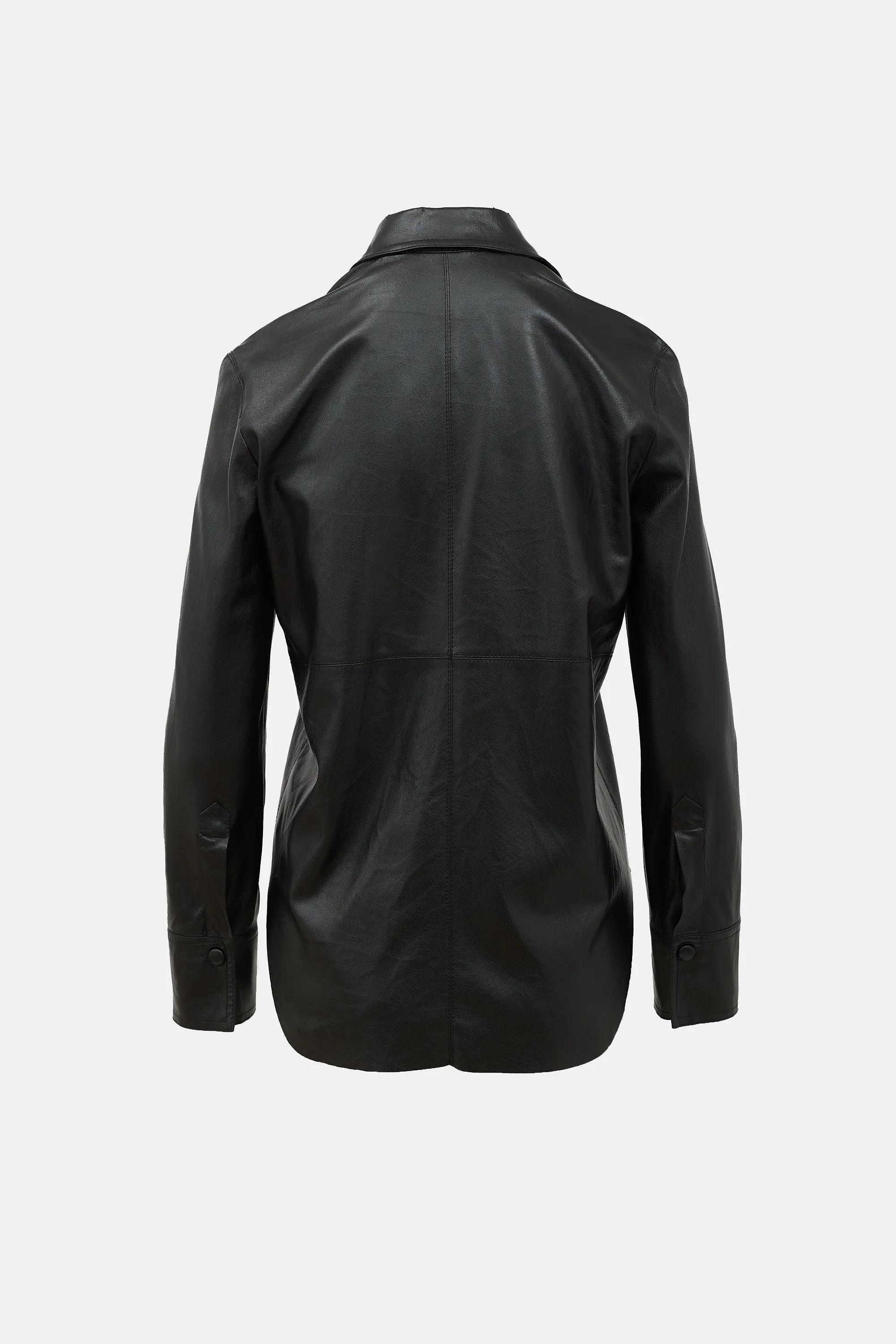 Faux Leather Naum Shirt sold by VSP Consignment product image thumbnail 2