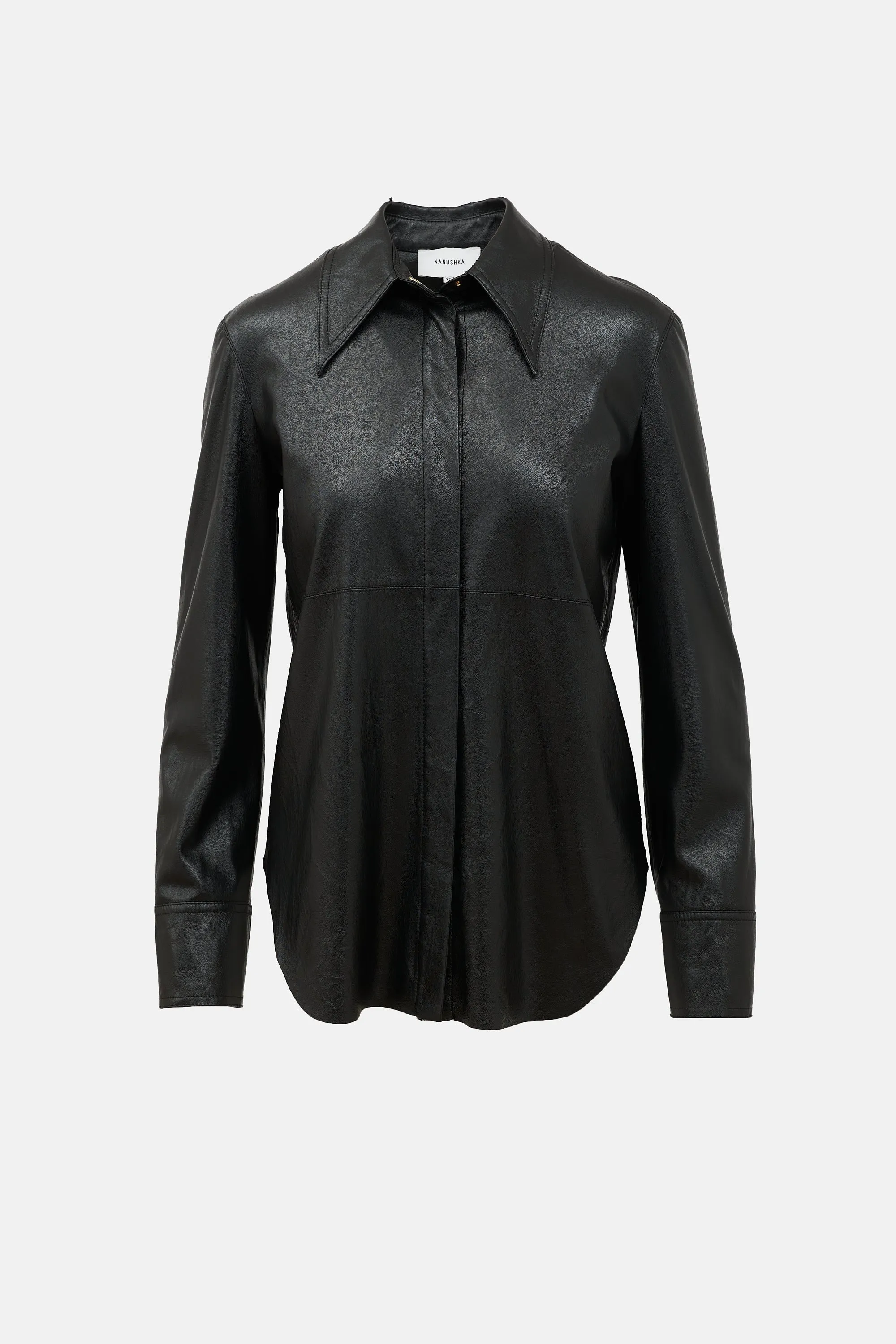 Faux Leather Naum Shirt sold by VSP Consignment