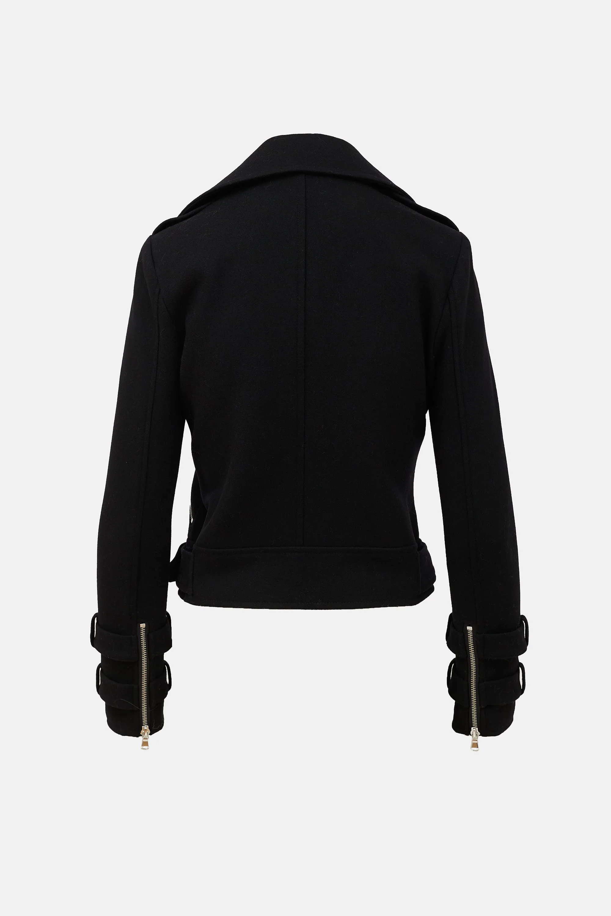 Wool Biker Jacket sold by VSP Consignment product image thumbnail 2