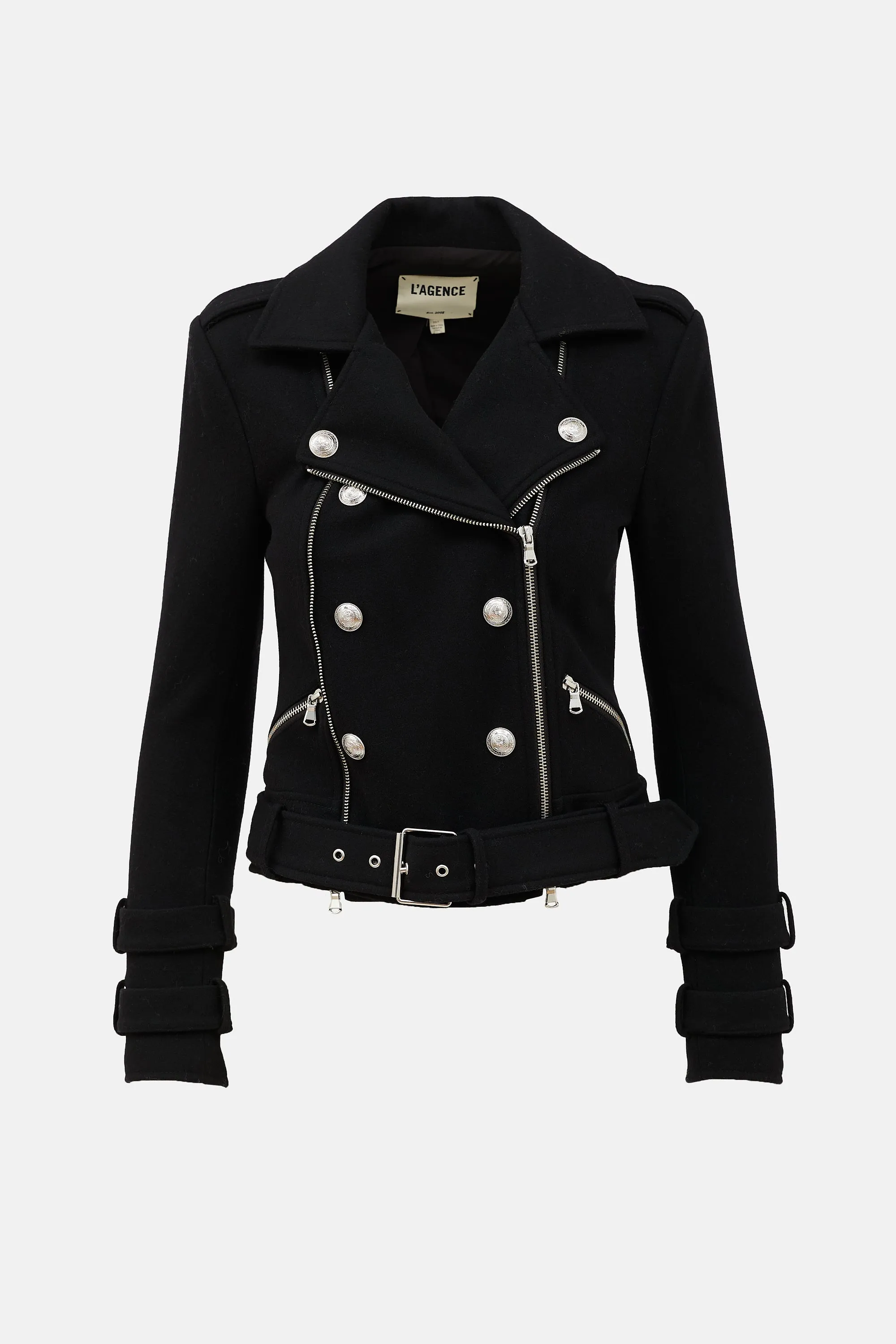 Wool Biker Jacket sold by VSP Consignment