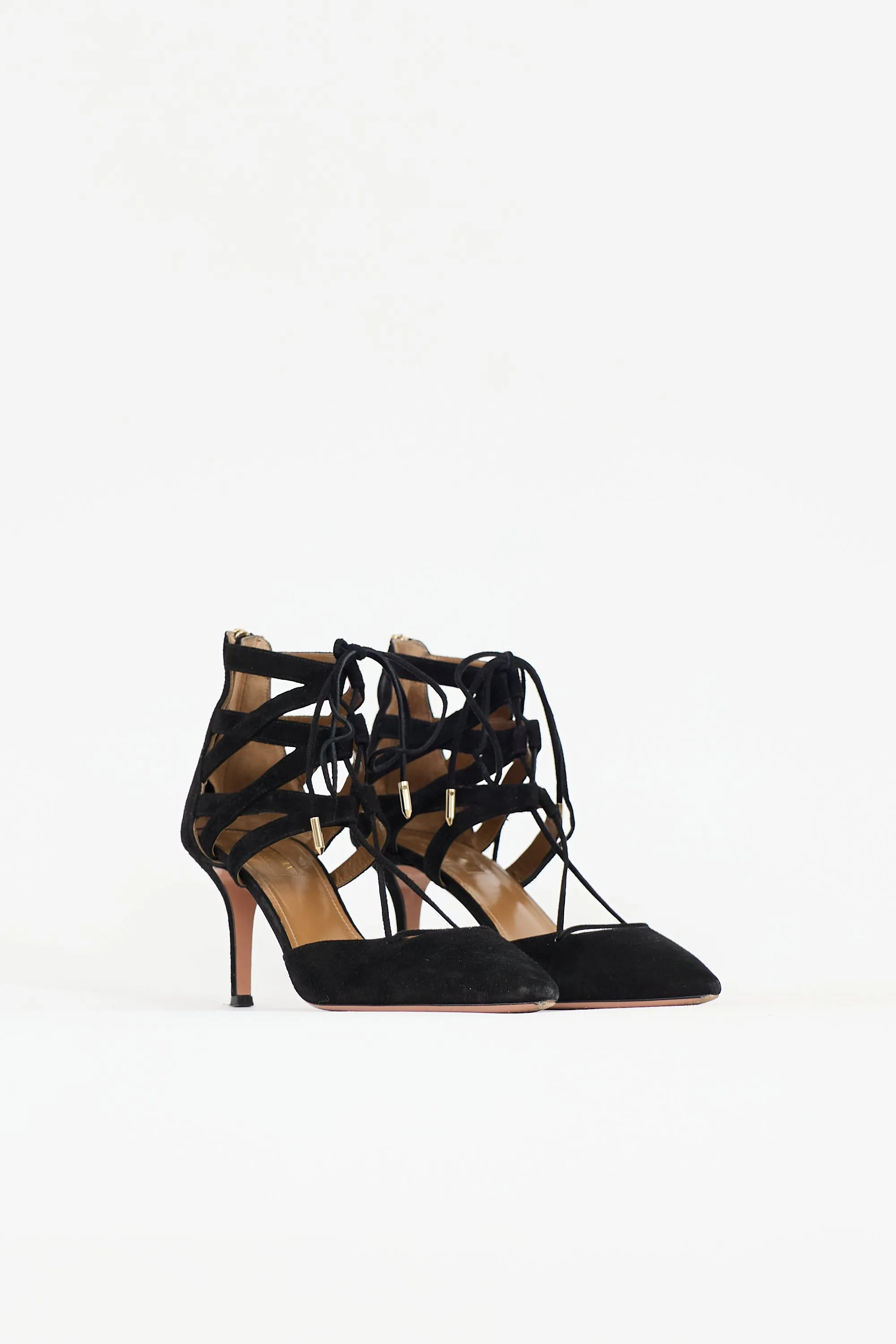 Suede Belgravia Heel sold by VSP Consignment product image thumbnail 2