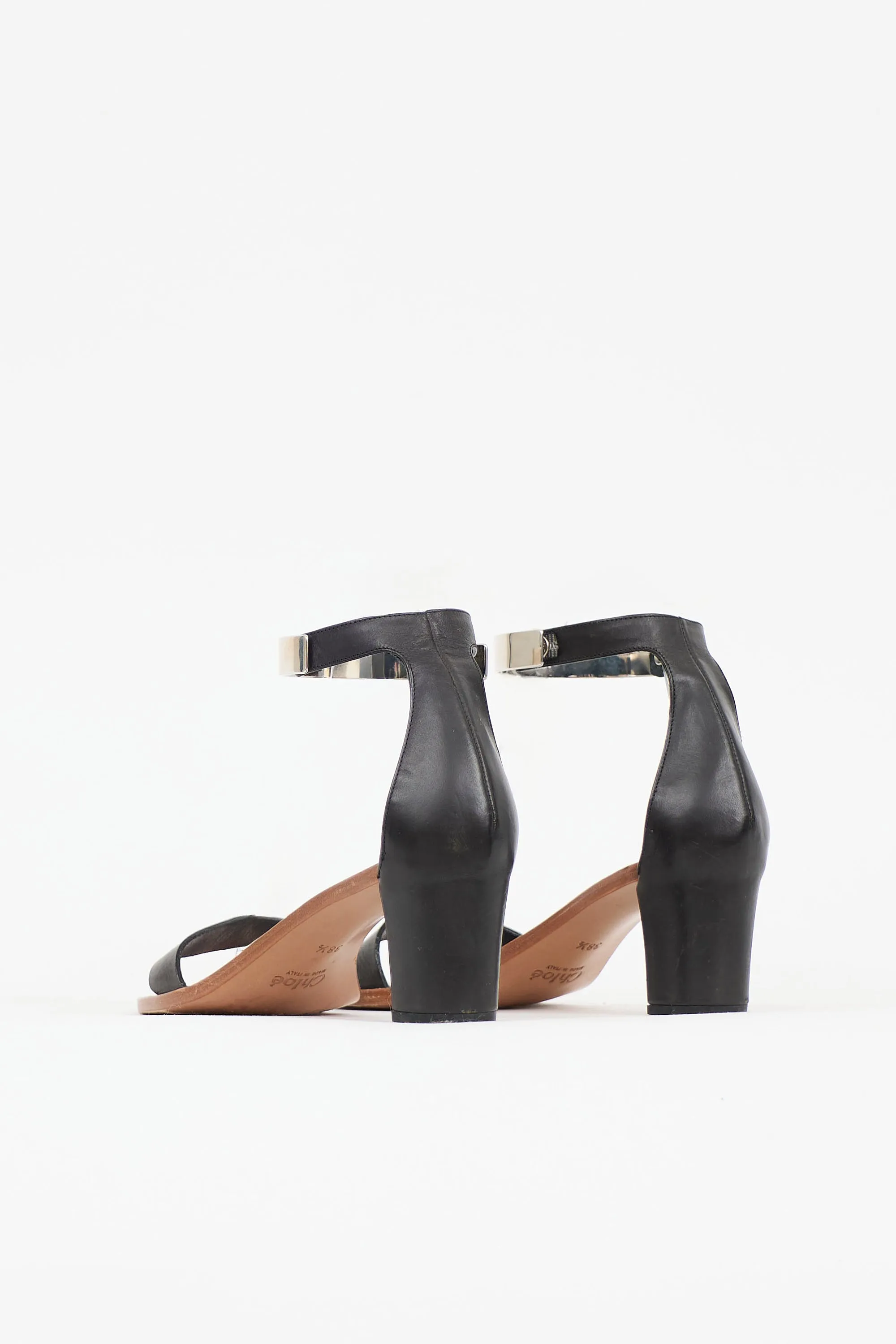 Leather & Metal Cuff Sandal sold by VSP Consignment product image thumbnail 4