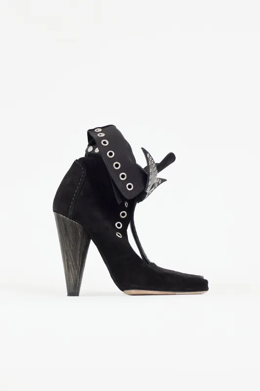 Suede Milla Cutout Boot made by Isabel Marant