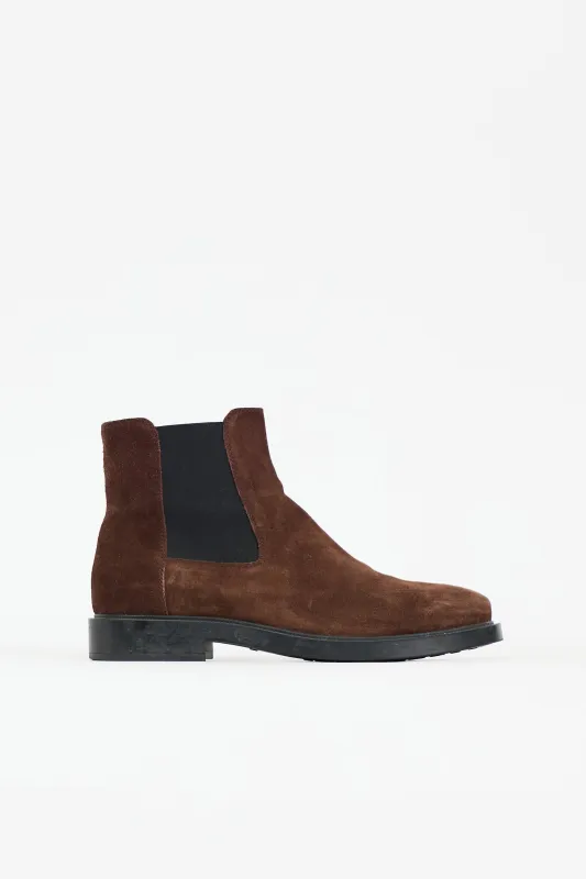 Suede Chelsea Boot made by Tod's