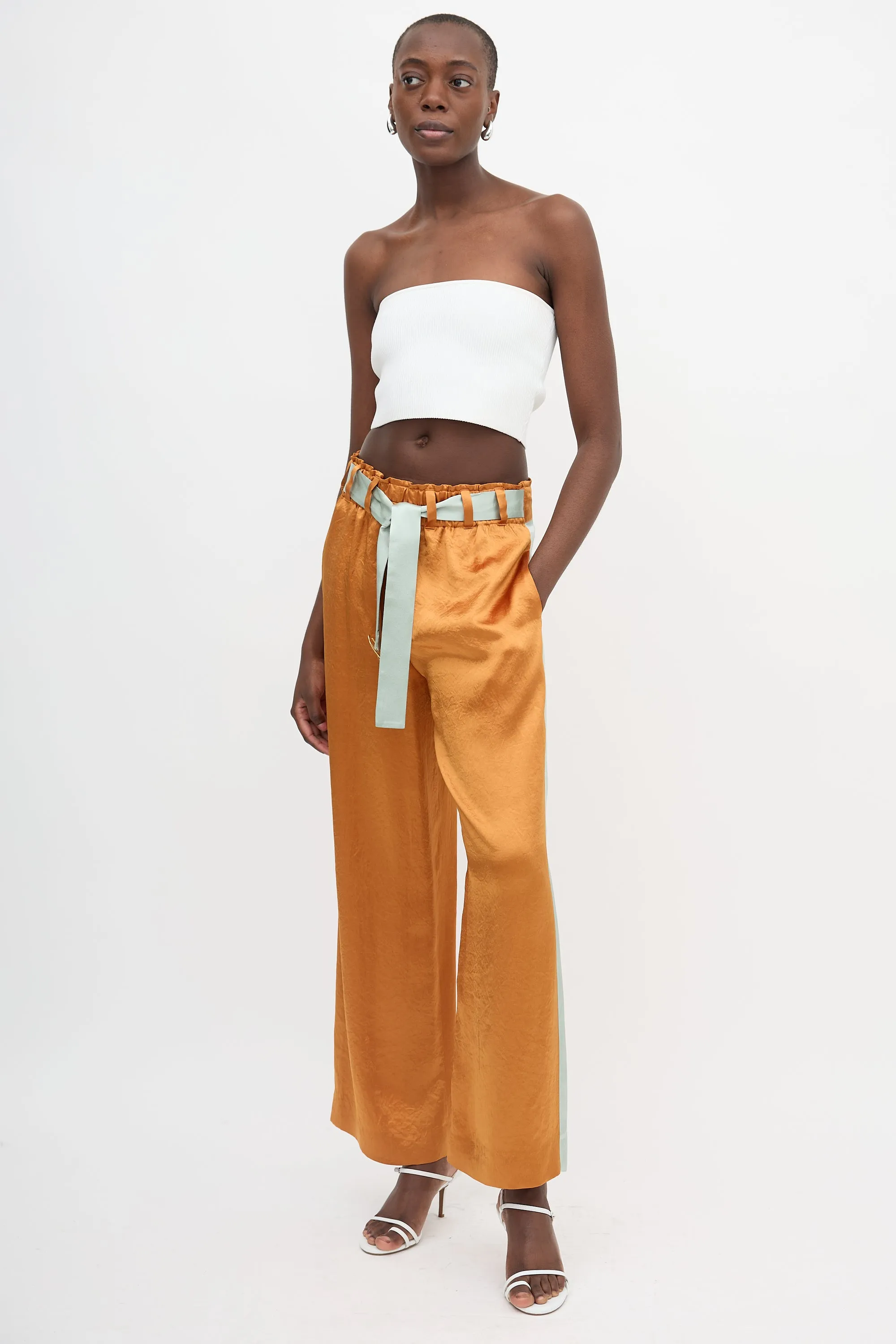 Satin Wide Leg Pant sold by VSP Consignment product image thumbnail 2