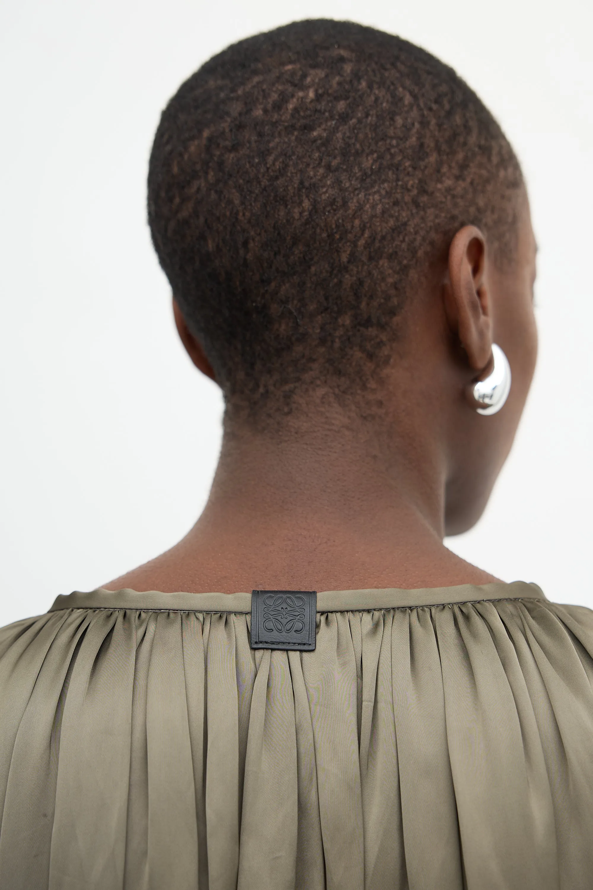 Satin Tunic Anagram Dress sold by VSP Consignment product image thumbnail 2