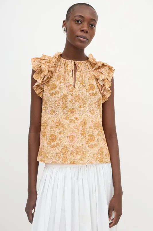 Floral Eliza Top sold by VSP Consignment