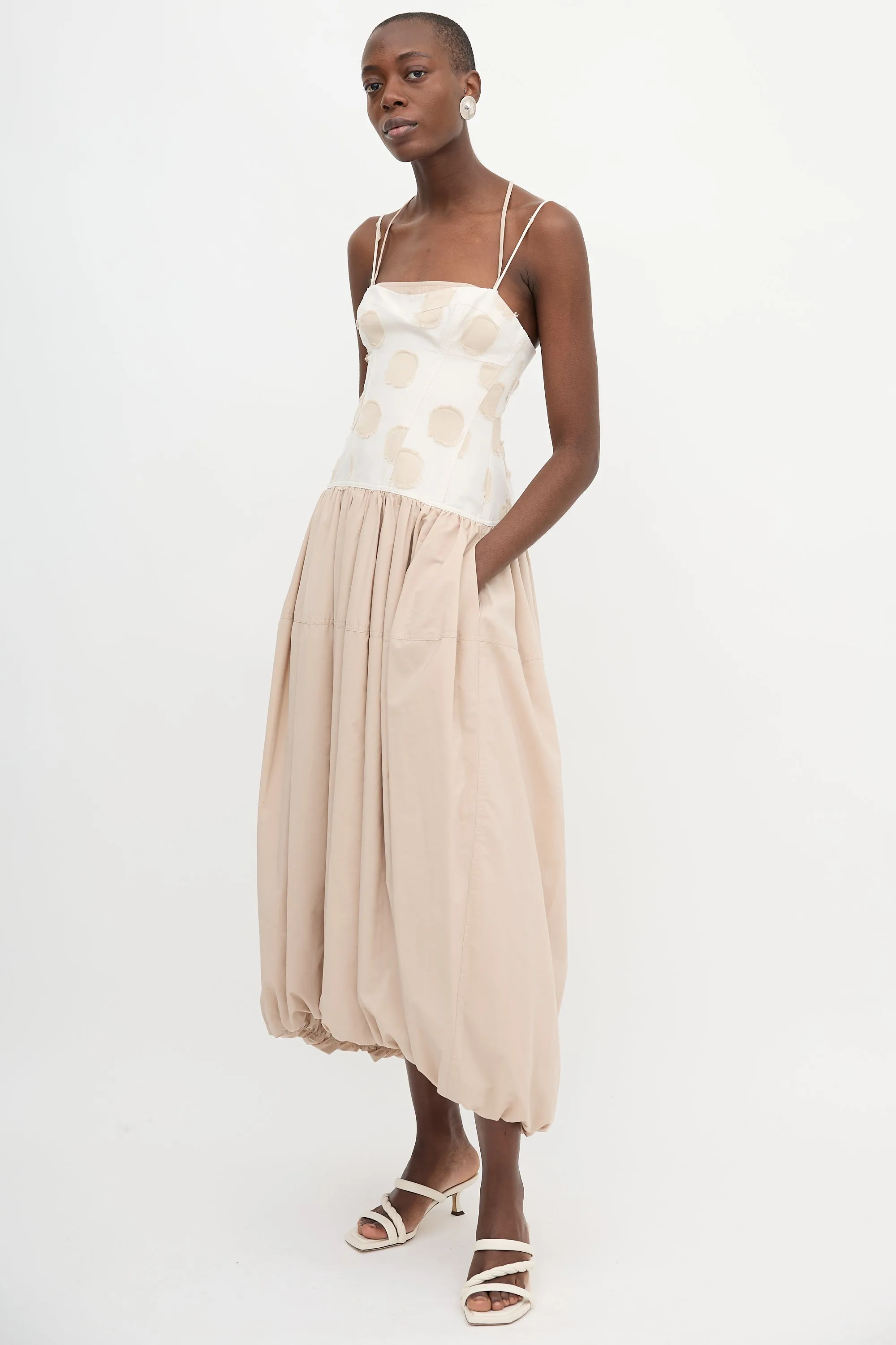 Polka Dot Applique Dress sold by VSP Consignment product image thumbnail 3