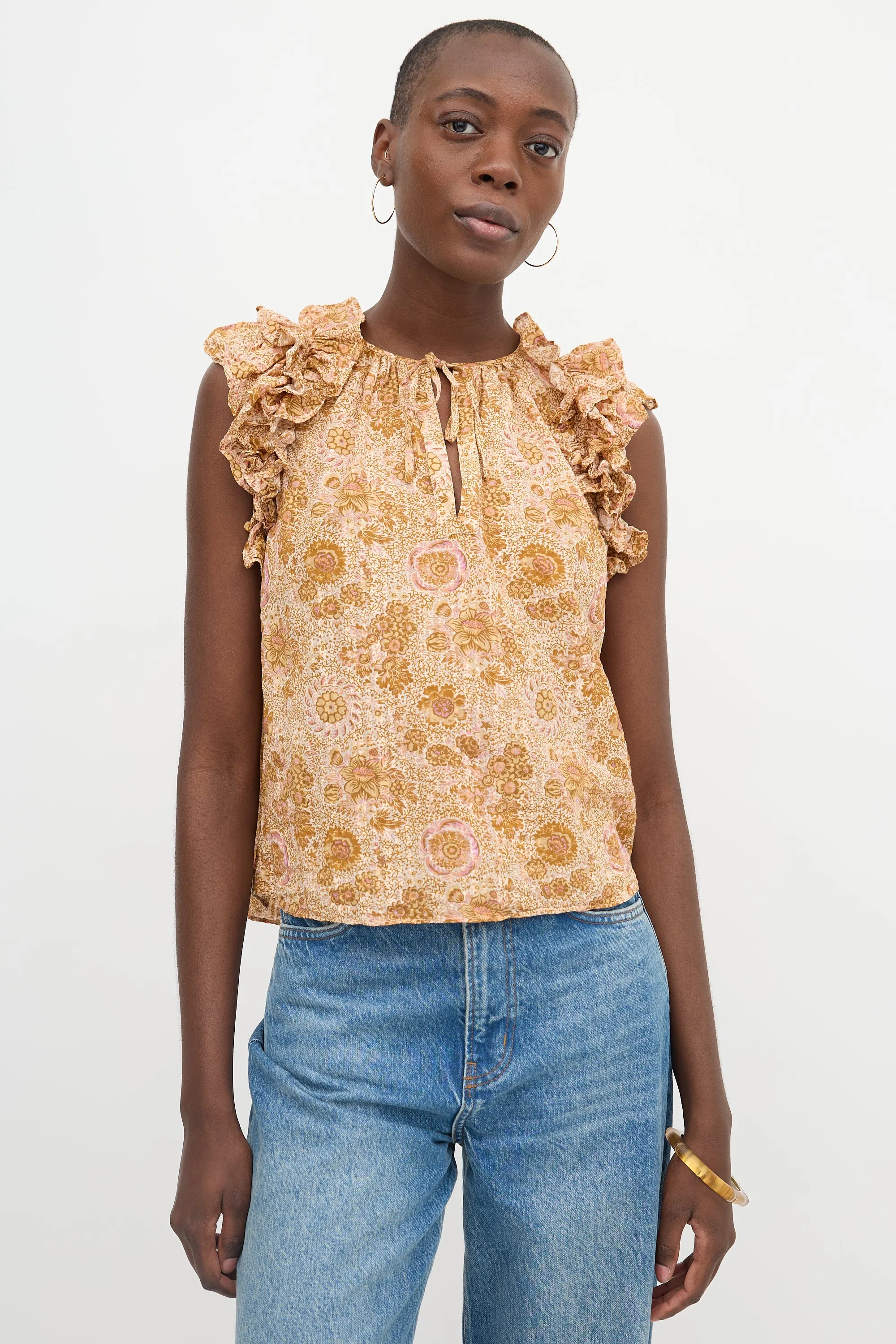 Floral Eliza Top sold by VSP Consignment