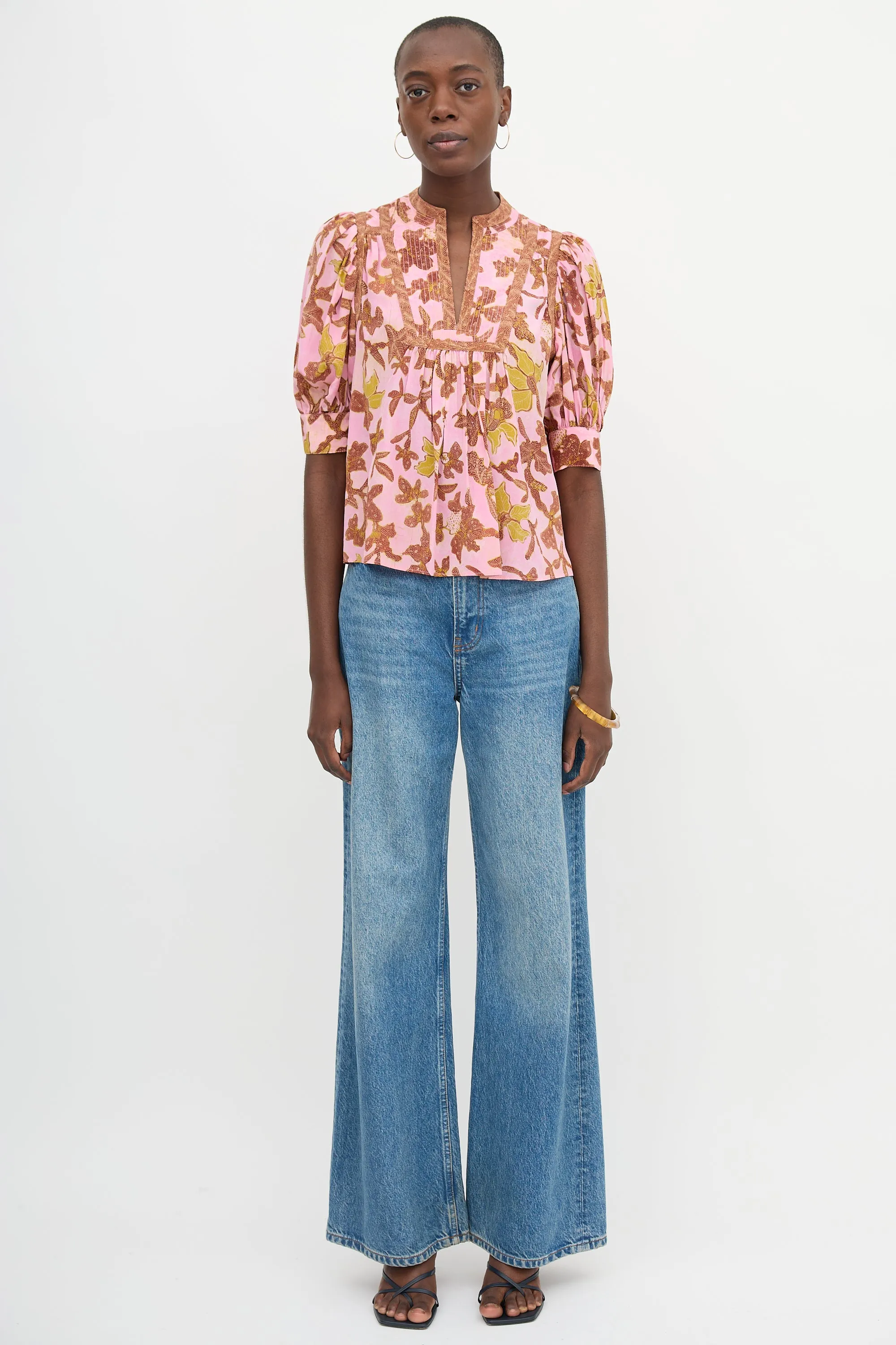 Silk Floral Desdra Top sold by VSP Consignment product image thumbnail 2