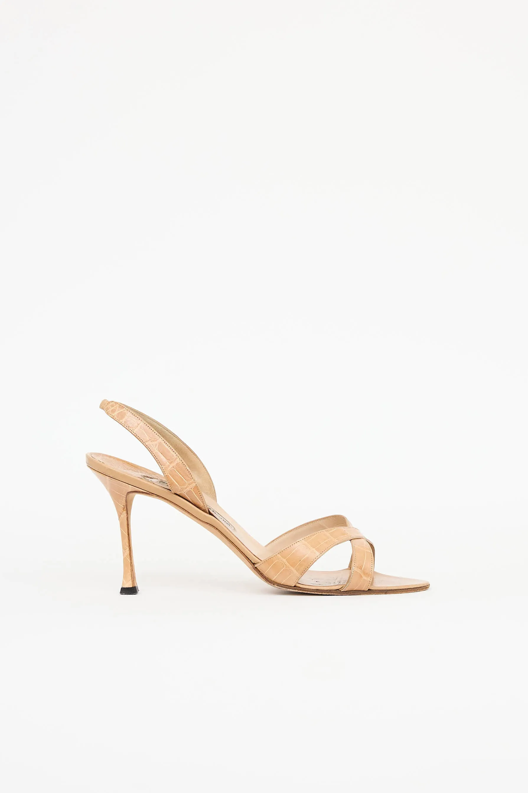 Embossed Slingback Sandal sold by VSP Consignment