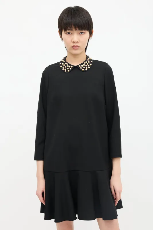 Pearl Collar Dress made by RED Valentino