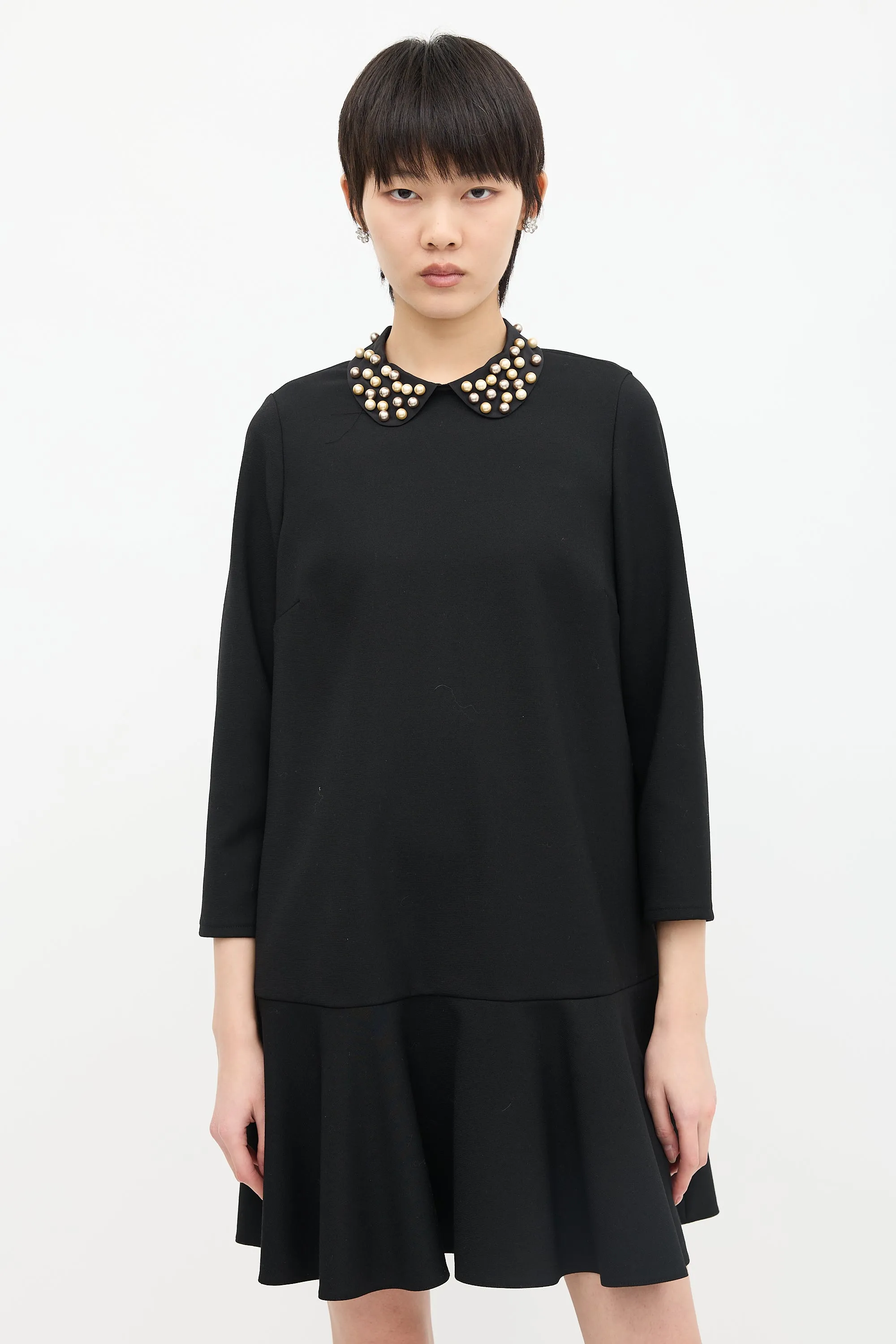 Pearl Collar Dress sold by VSP Consignment
