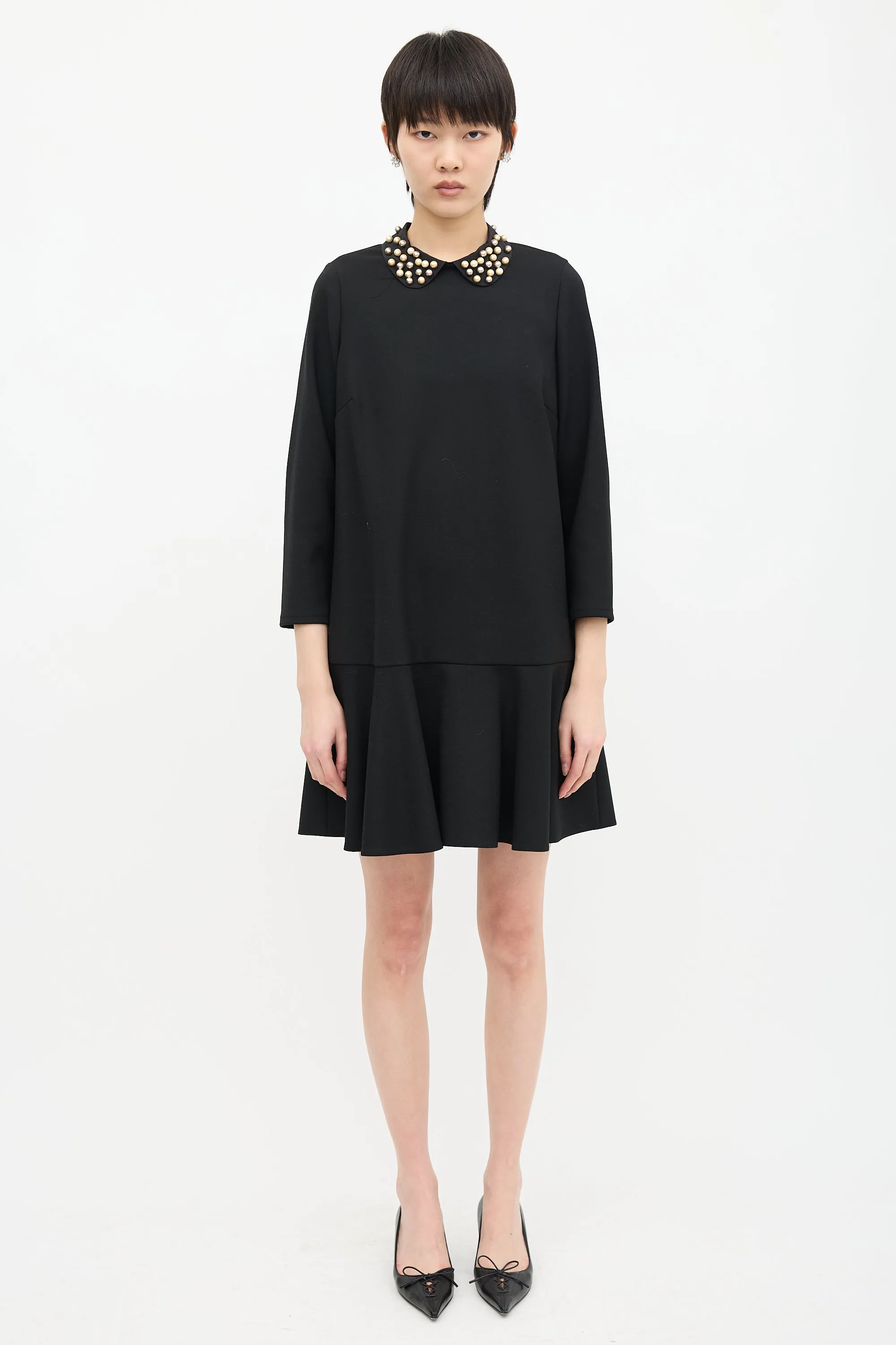 Pearl Collar Dress sold by VSP Consignment product image thumbnail 2