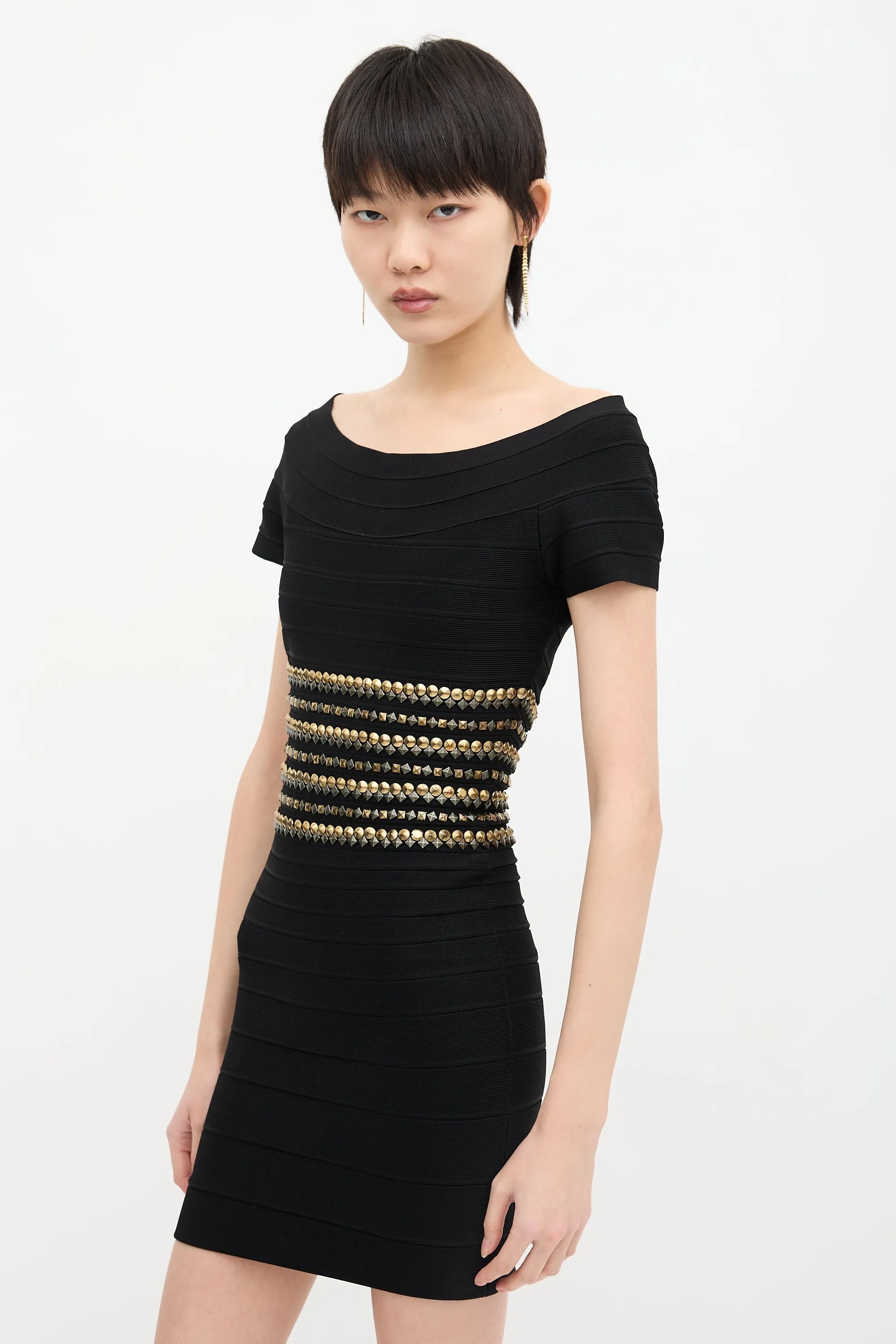 Studded Bandage Dress sold by VSP Consignment product image thumbnail 3