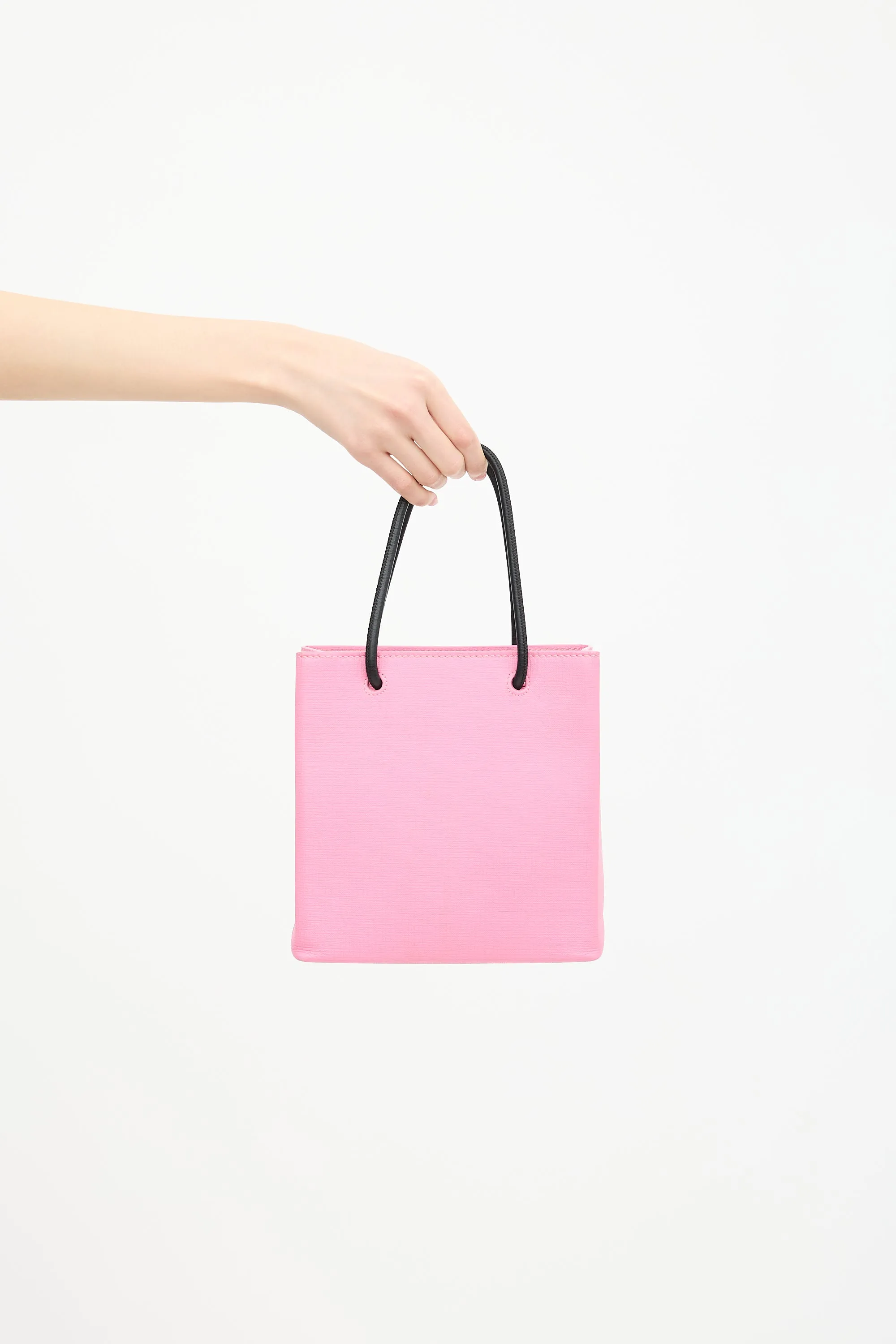 Leather XXS Shopping Tote Bag sold by VSP Consignment product image thumbnail 4