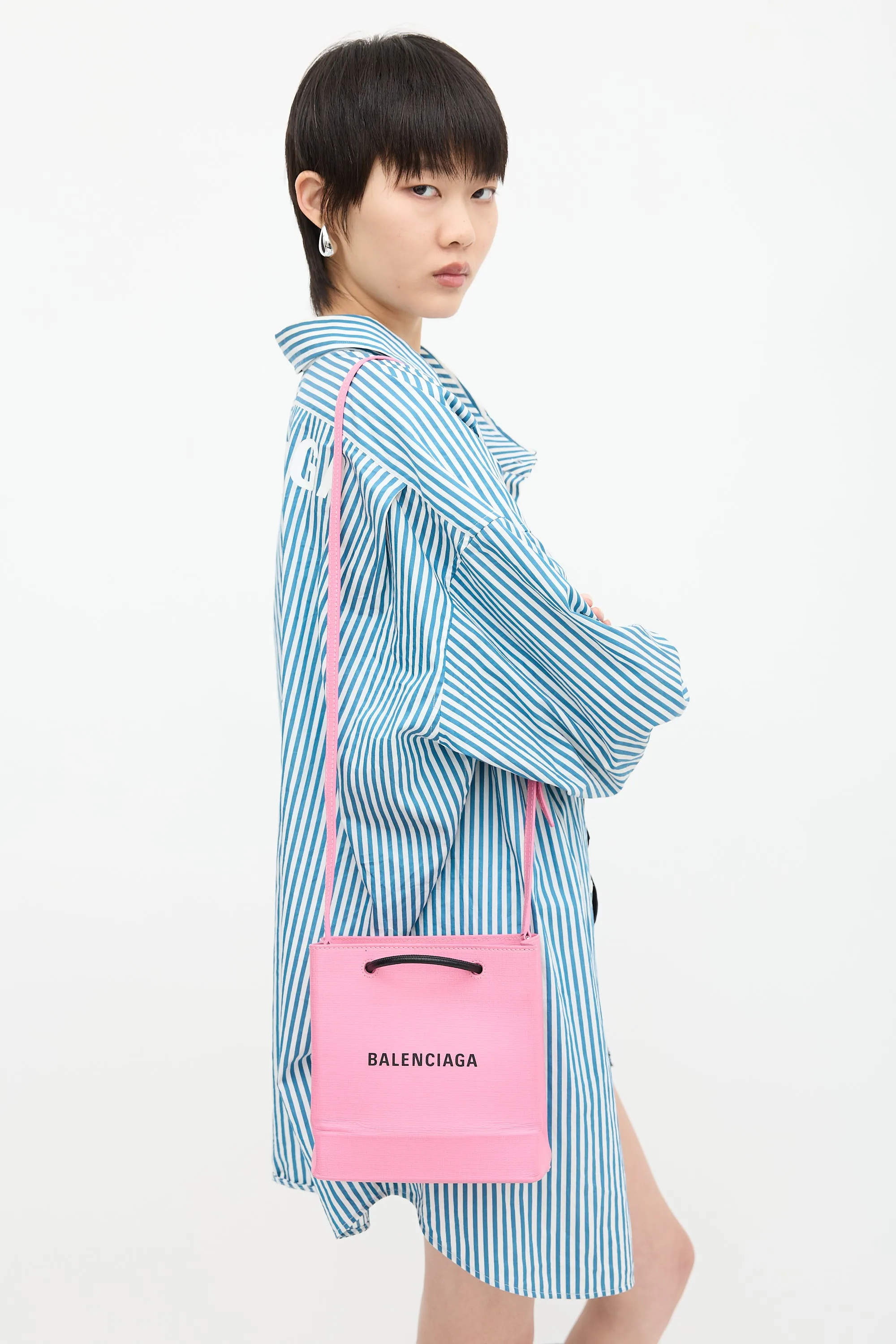 Leather XXS Shopping Tote Bag sold by VSP Consignment product image thumbnail 2