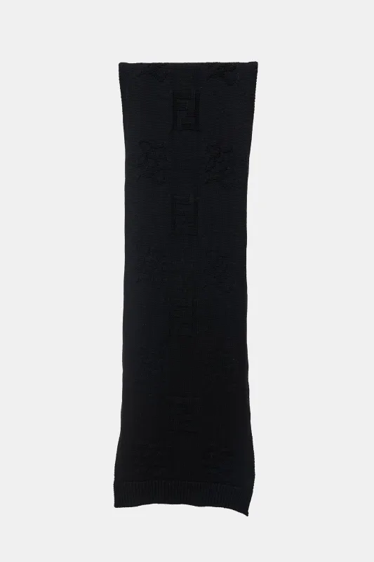 Wool FF Intarsia Scarf sold by VSP Consignment