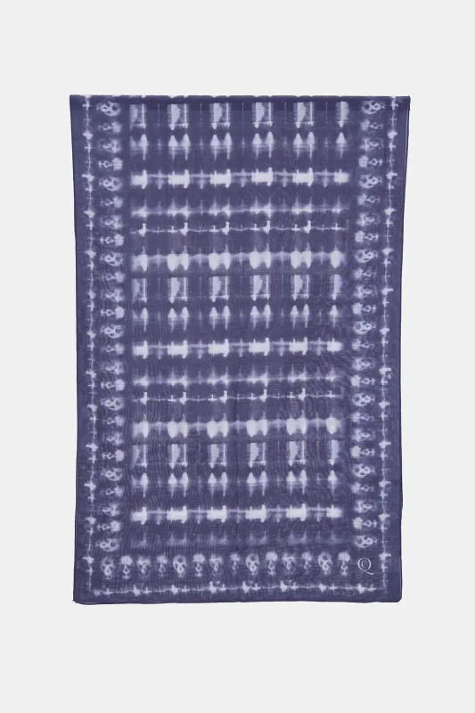 Silk Tie Dye Scarf sold by VSP Consignment