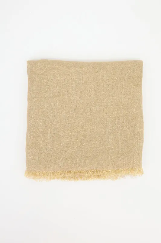 Metallic Fringe Scarf sold by VSP Consignment