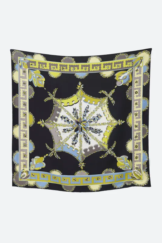 Silk Floral Scarf sold by VSP Consignment