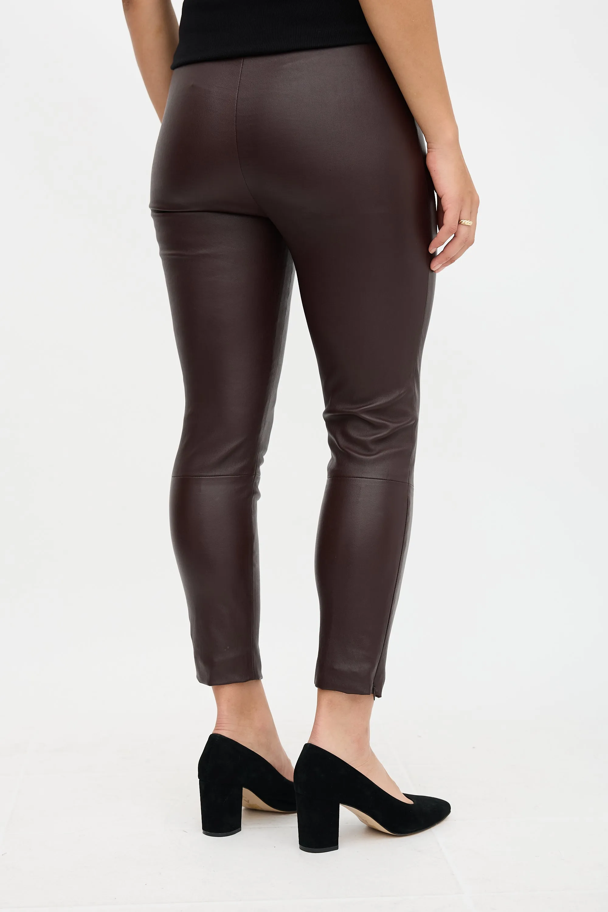 Leather Cropped Legging sold by VSP Consignment product image thumbnail 4