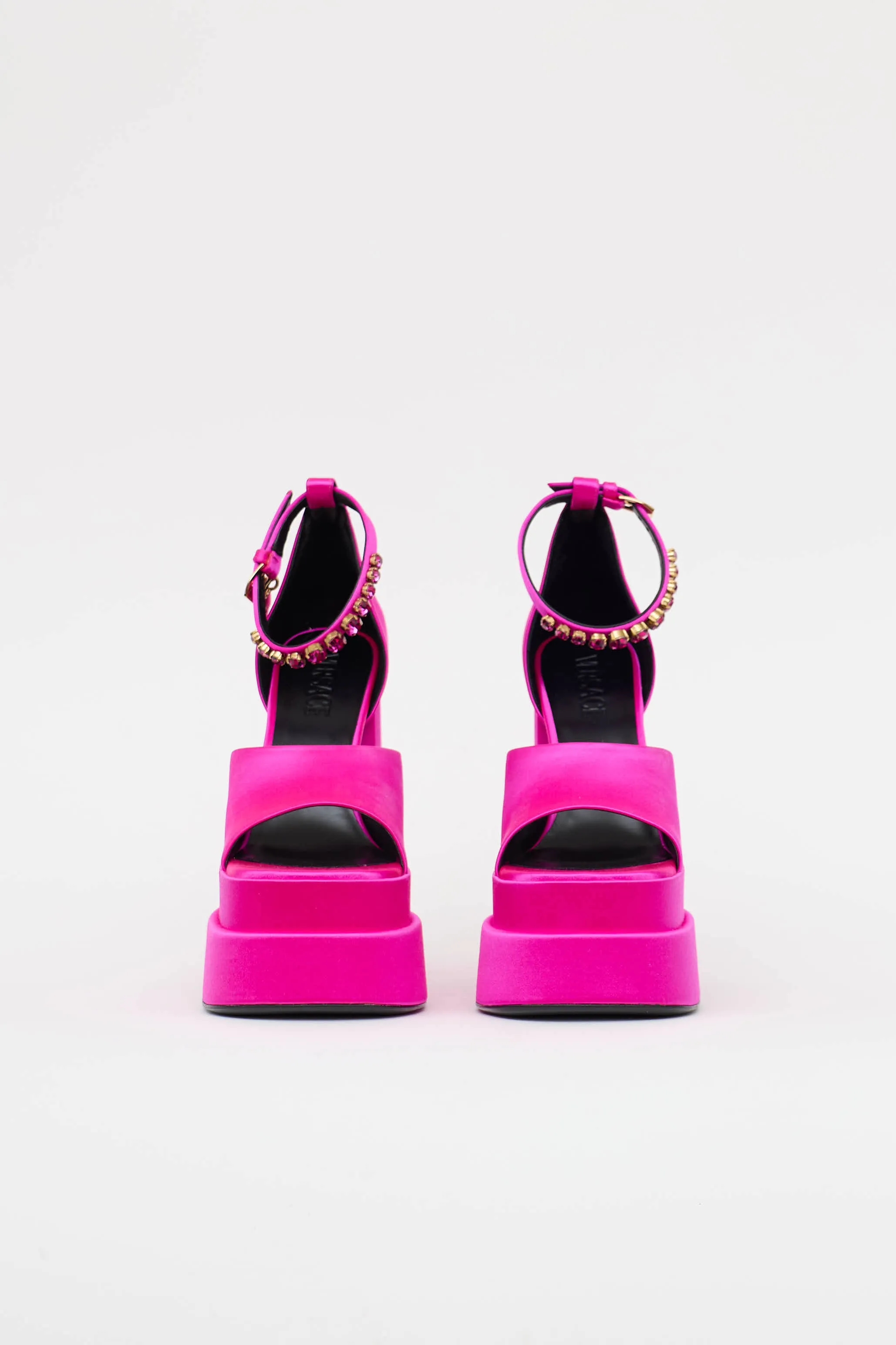 Satin Aevitas Platform Pump sold by VSP Consignment product image thumbnail 3