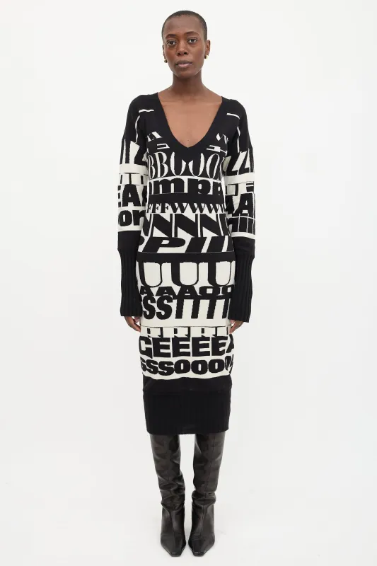 D&G Letters Sweater Dress sold by VSP Consignment
