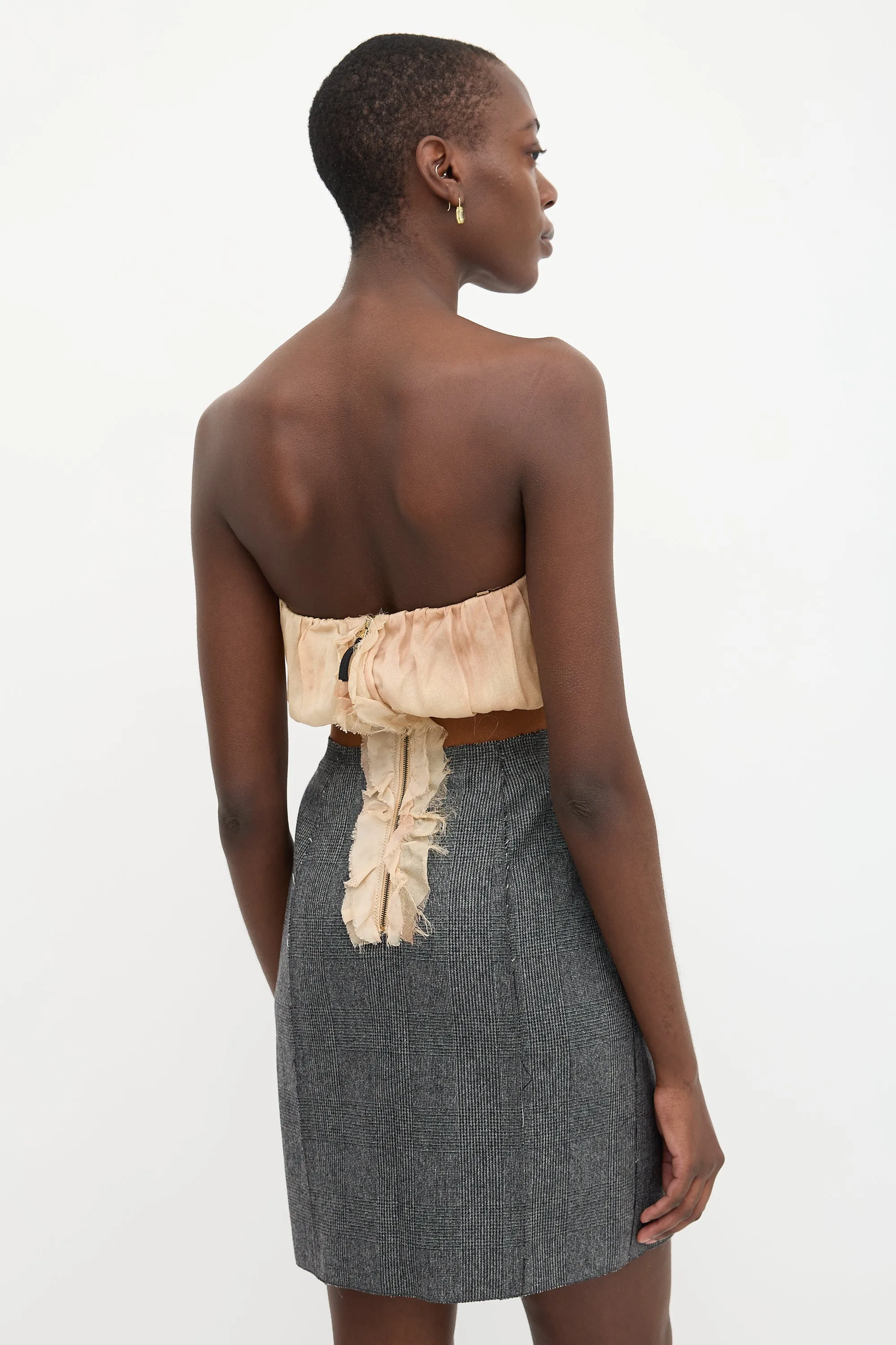 D&G Chiffon & Tweed Dress sold by VSP Consignment product image thumbnail 4