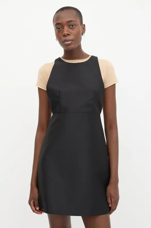 Criss Cross Pinafore Dress made by Prada