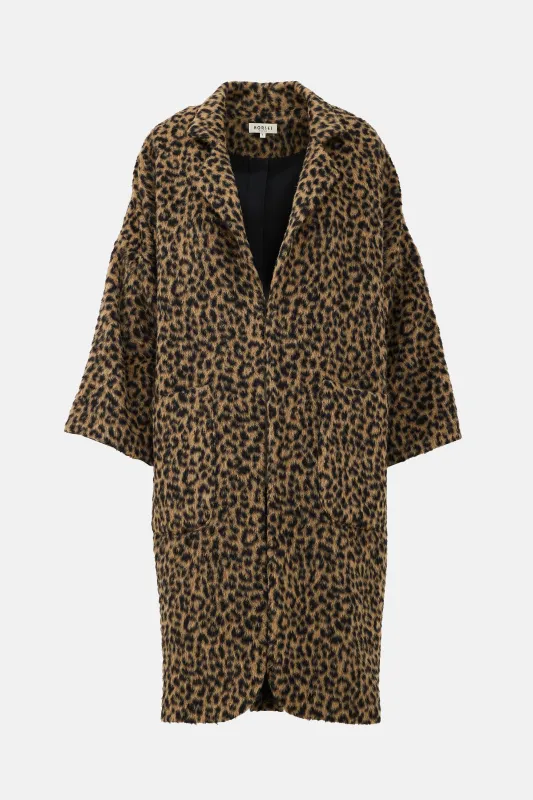 Fuzzy Printed Coat sold by VSP Consignment
