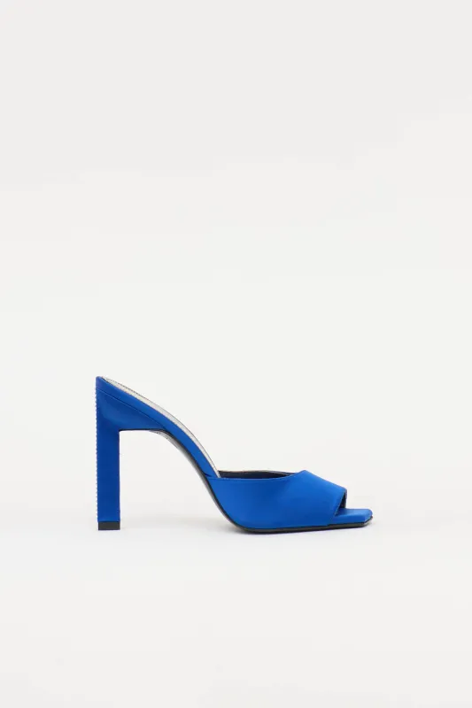 Satin Embellished Mule made by The Attico