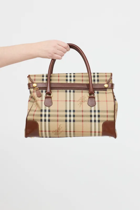 Haymarket Leather & PVC Bag sold by VSP Consignment