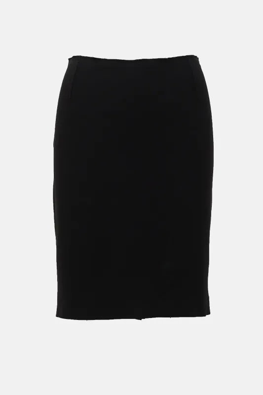 2007 Crepe Pencil Skirt sold by VSP Consignment