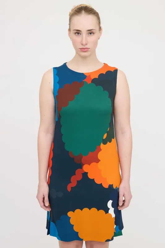 Printed Sleeveless Dress sold by VSP Consignment