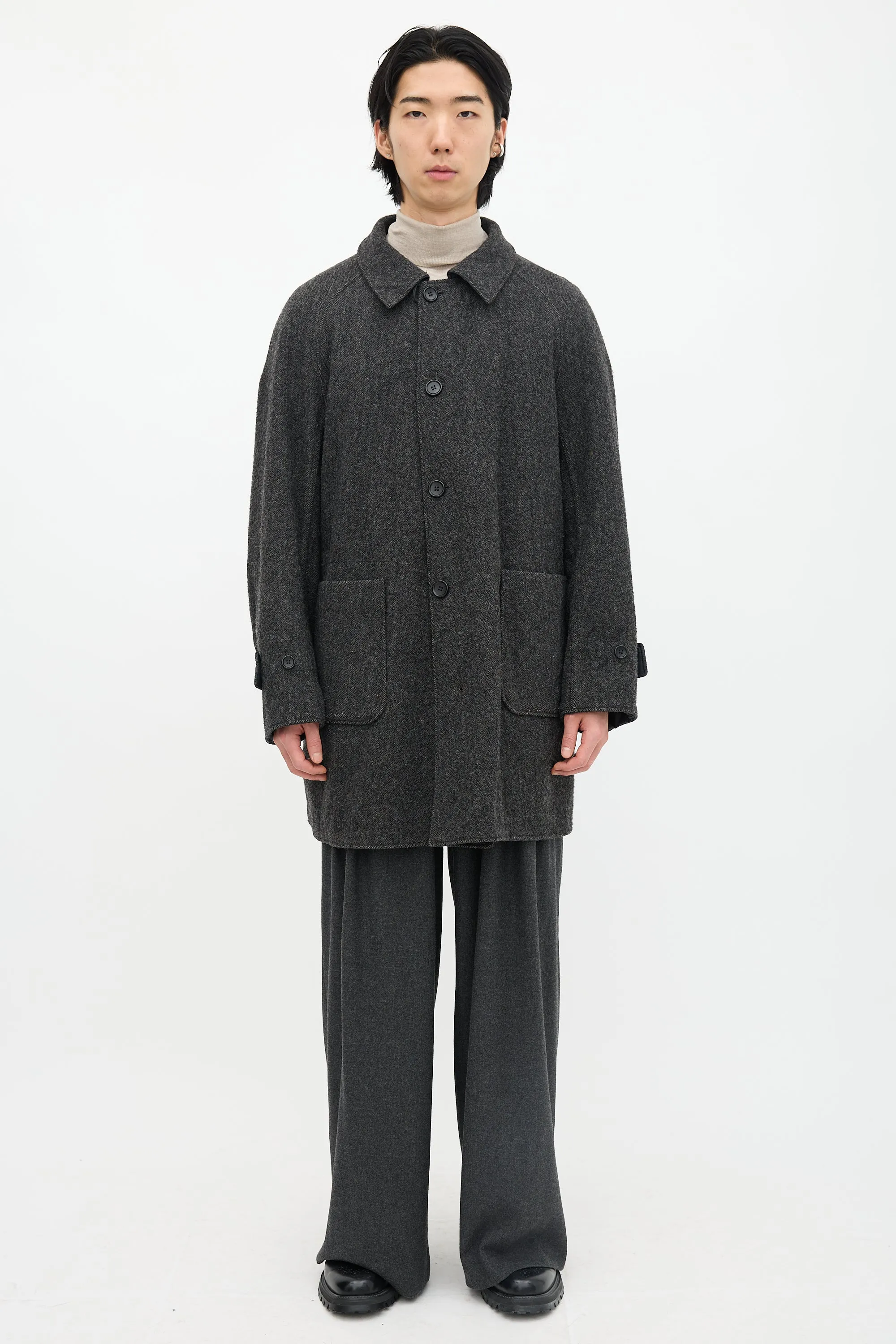 Wool Reversible Coat sold by VSP Consignment product image thumbnail 3