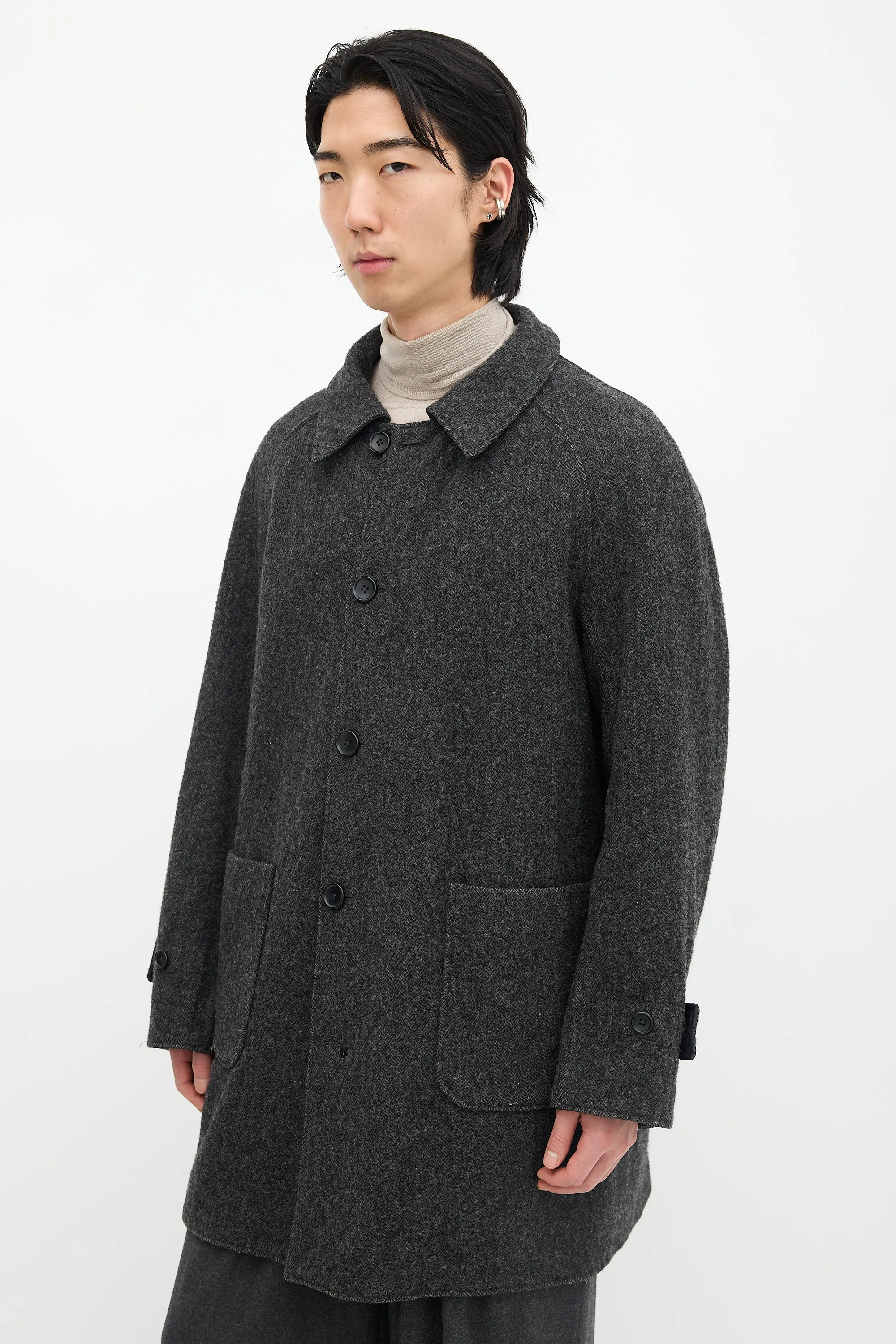 Wool Reversible Coat sold by VSP Consignment product image thumbnail 4