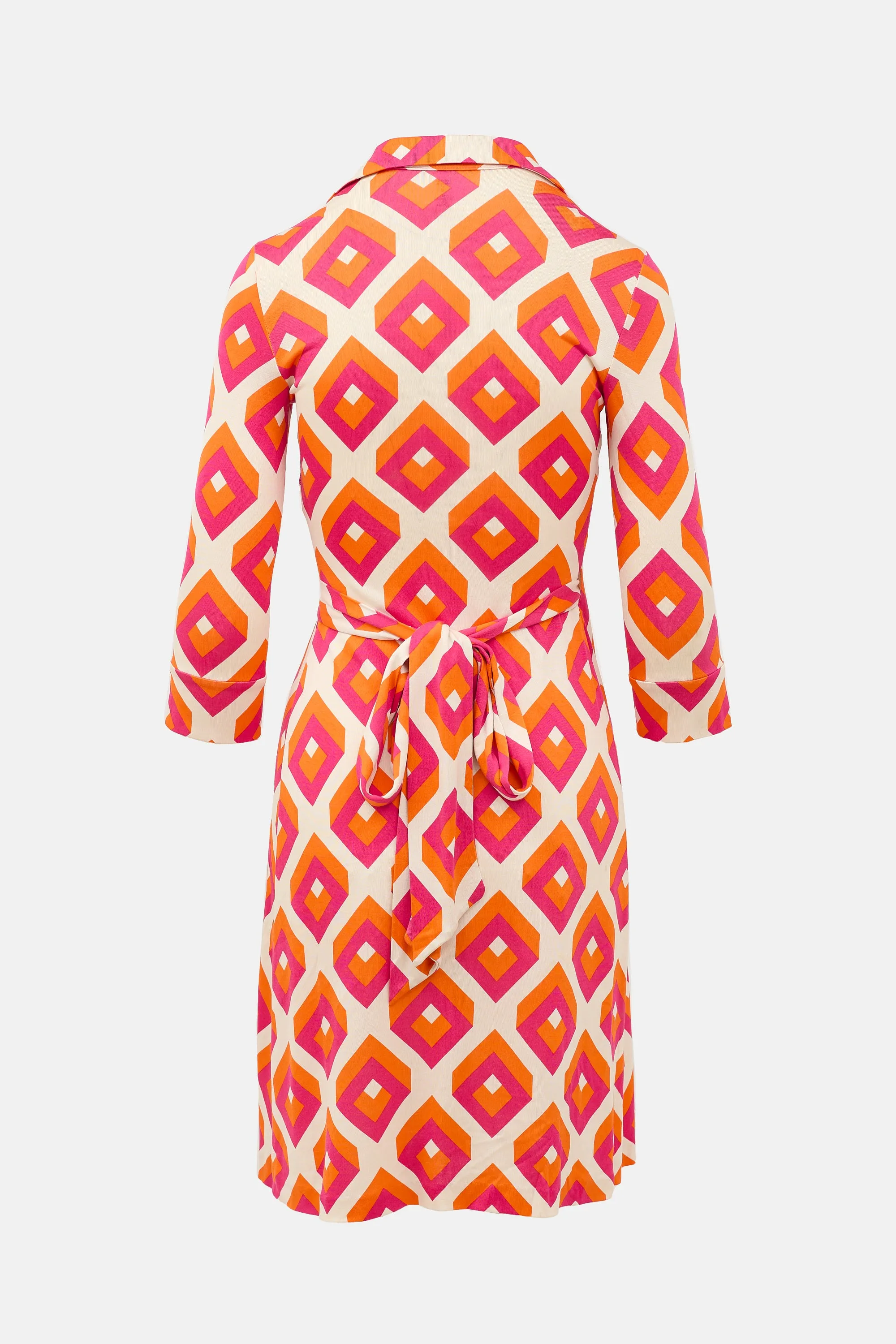 Silk Printed Wrap Dress sold by VSP Consignment product image thumbnail 2