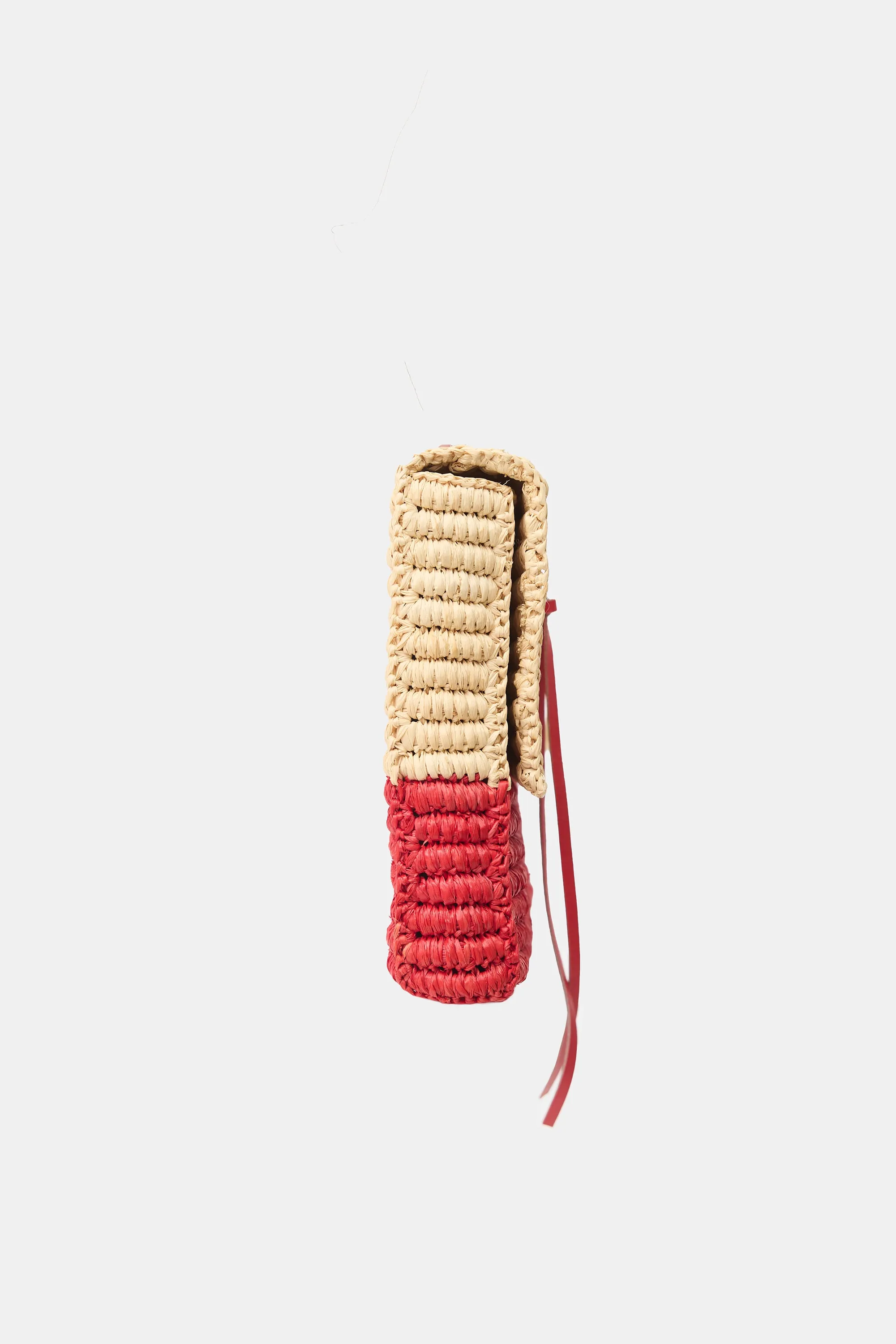 Raffia Moto Clutch sold by VSP Consignment product image thumbnail 3