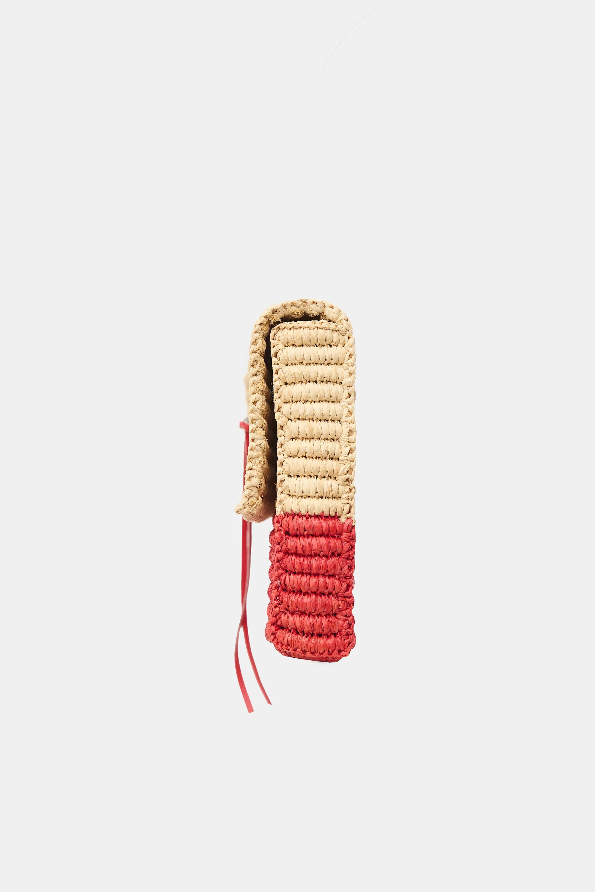 Raffia Moto Clutch sold by VSP Consignment product image thumbnail 4