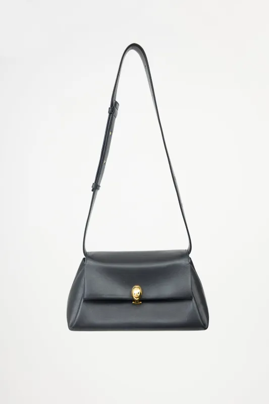 Leather Almond Shoulder Bag made by Jil Sander