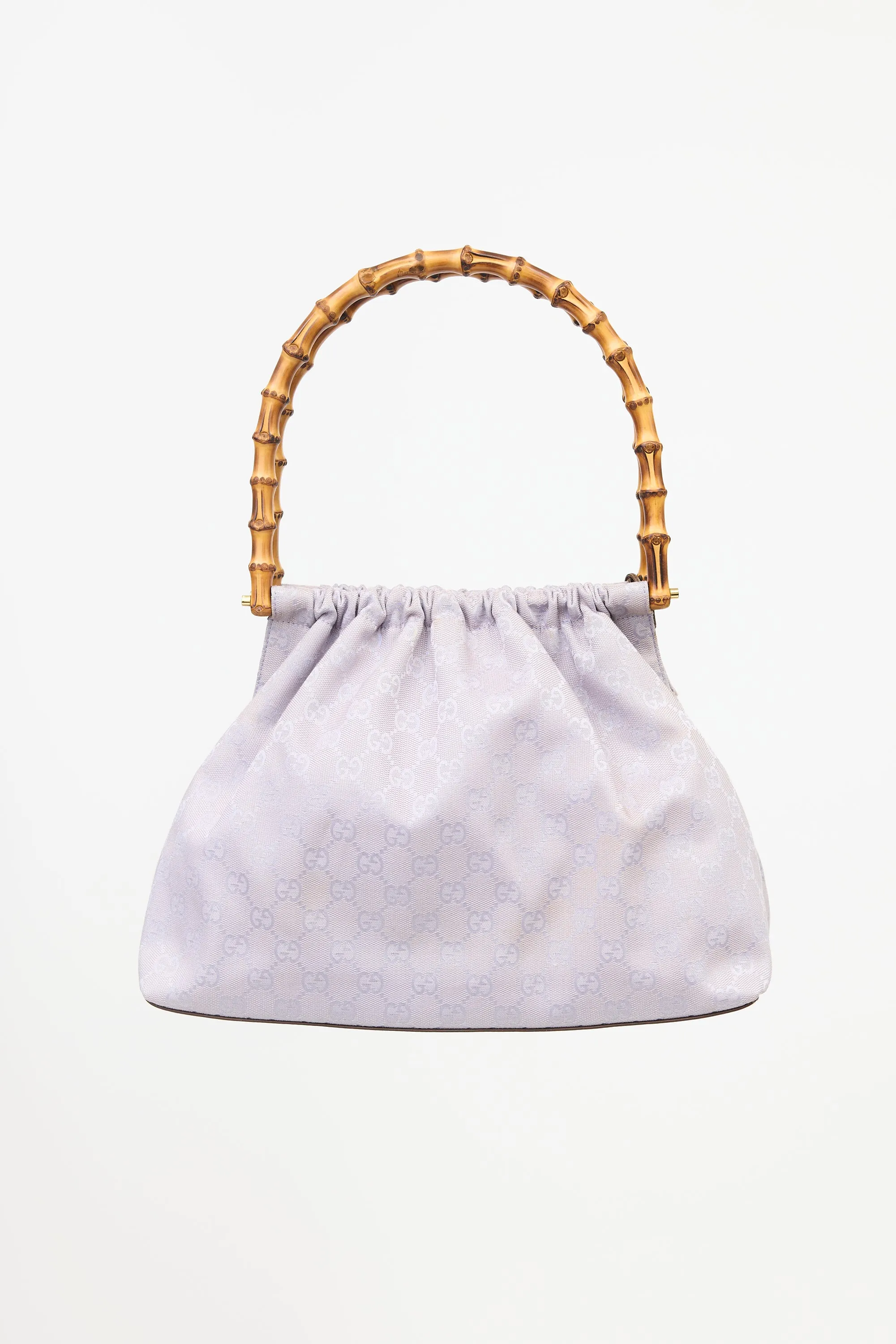 Canvas GG Bamboo Top Handle Bag sold by VSP Consignment product image thumbnail 2