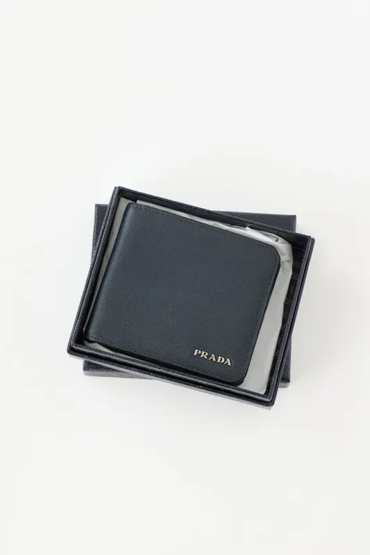 Saffiano Leather Bifold Wallet sold by VSP Consignment